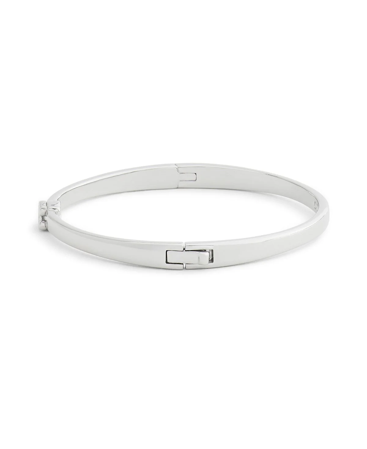 Coach Silver C Hinge Bangle Bracelet - Image 4