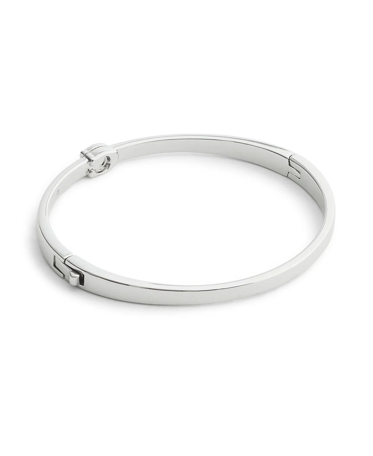 Coach Silver C Hinge Bangle Bracelet - Image 5