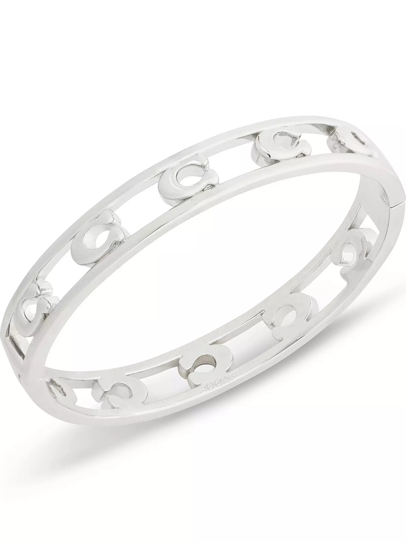 Coach Signature C Hinged Bangle Bracelet - Image 2
