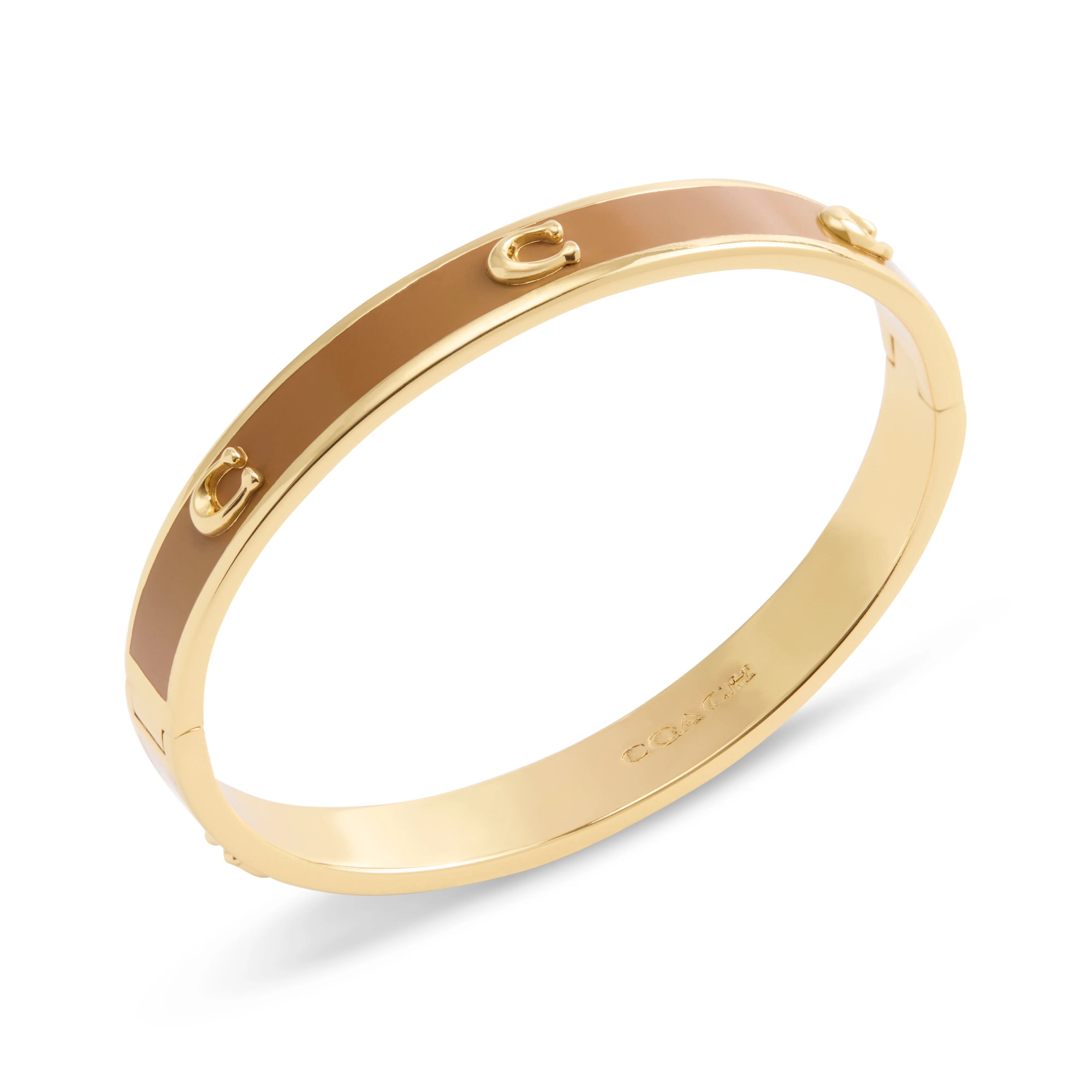 Coach Signature C Enamel Bangle Bracelet - Image 2