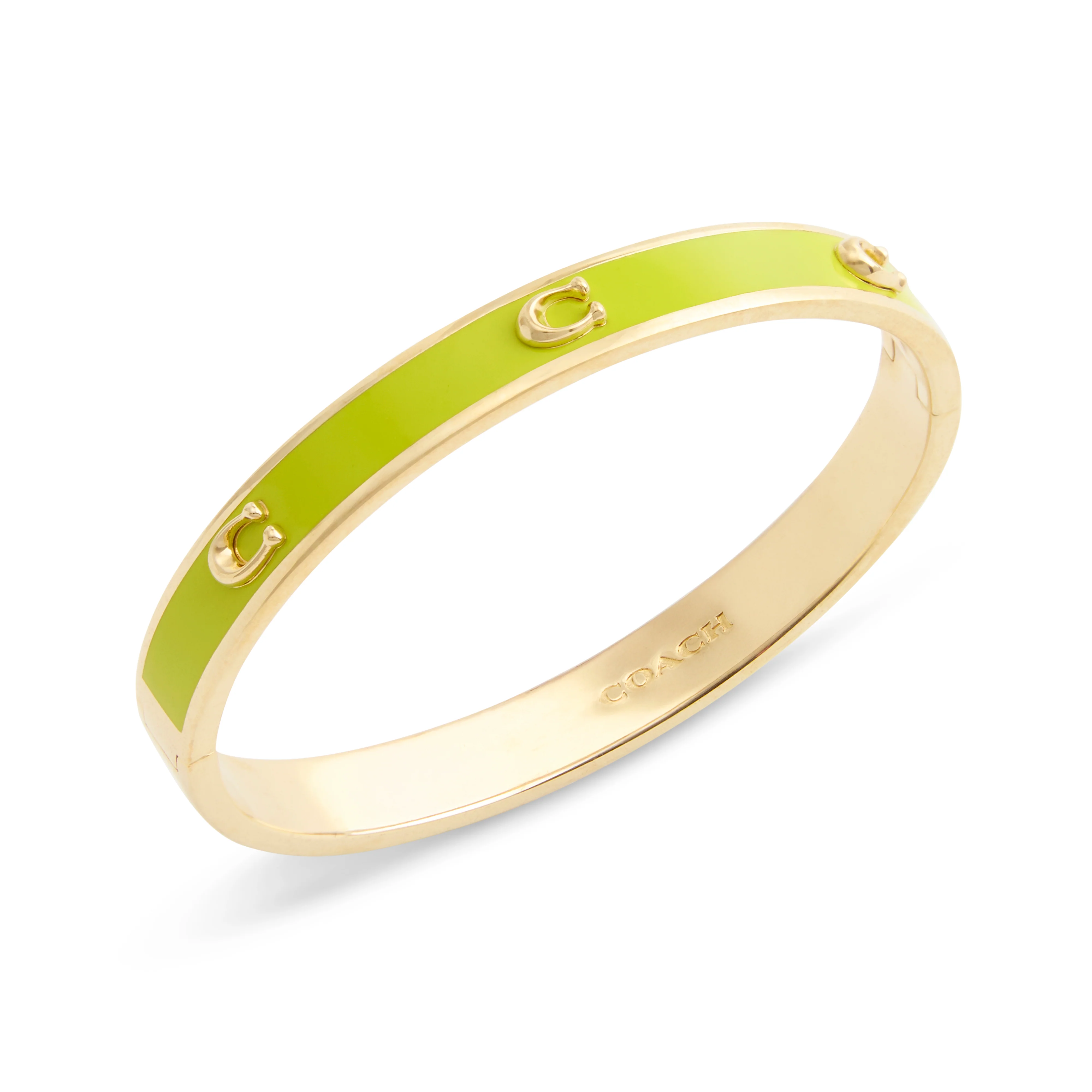 Coach Signature C Enamel Bangle Bracelet - Image 2