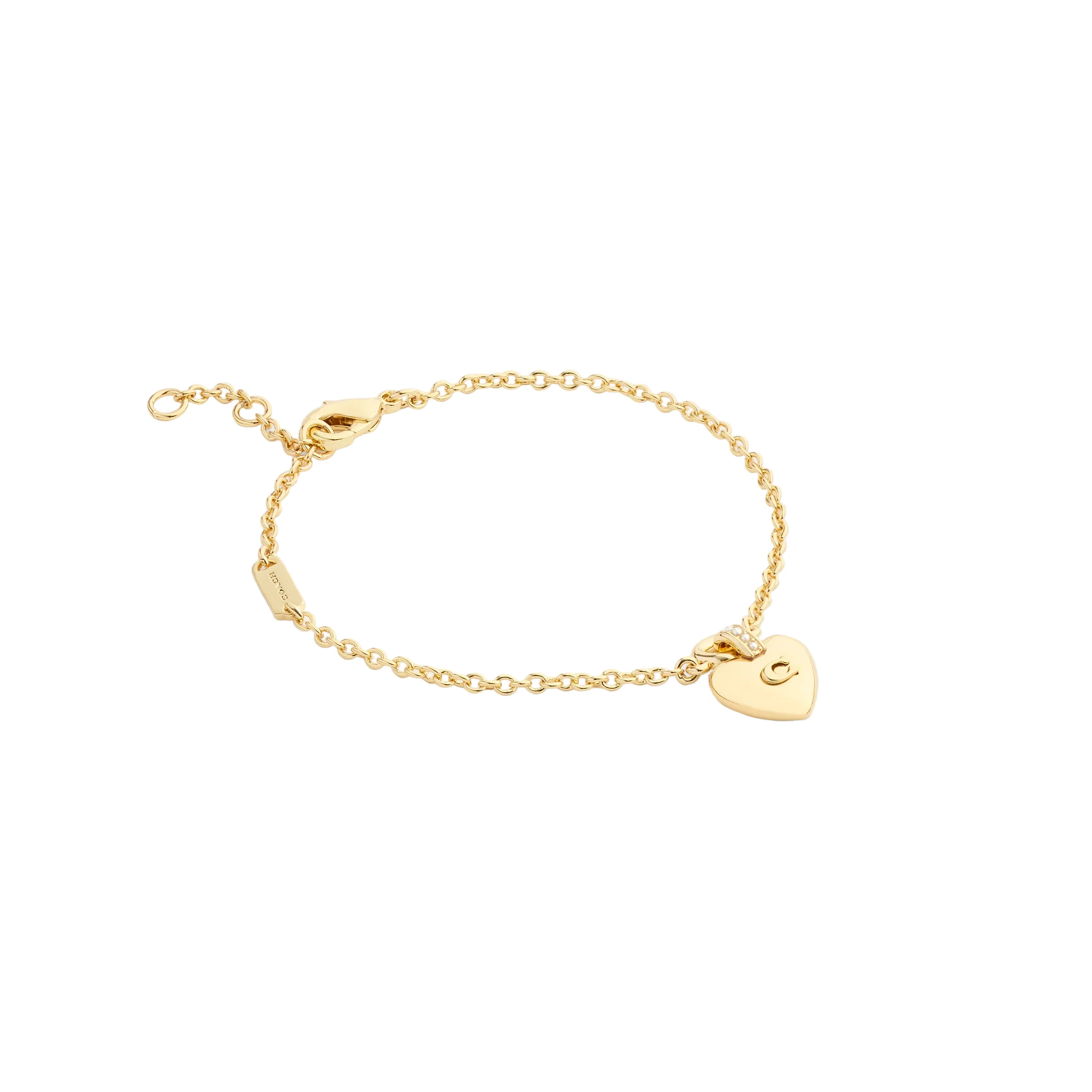 Coach Signature Puffy Heart Linear Bracelet - Image 2
