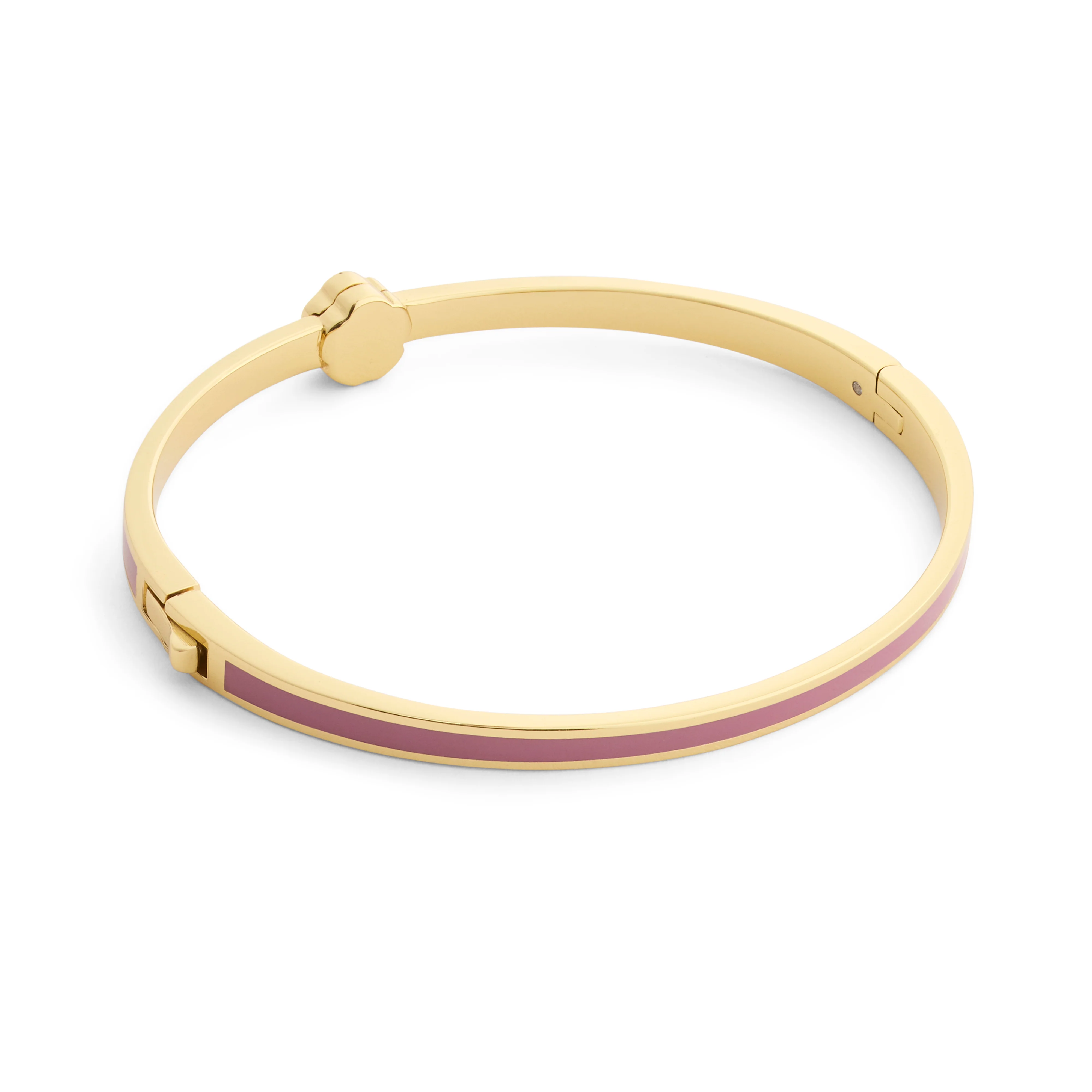 COACH Signature Tea Rose Enamel Bangle Boxed Bracelet - Image 3