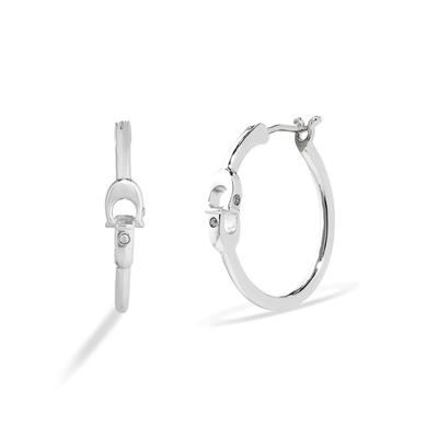 Coach Interlocking C Small Hoop Earrings
