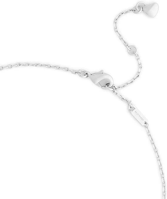 Coach Signature Name Plate Short Pendant Necklace - Image 5