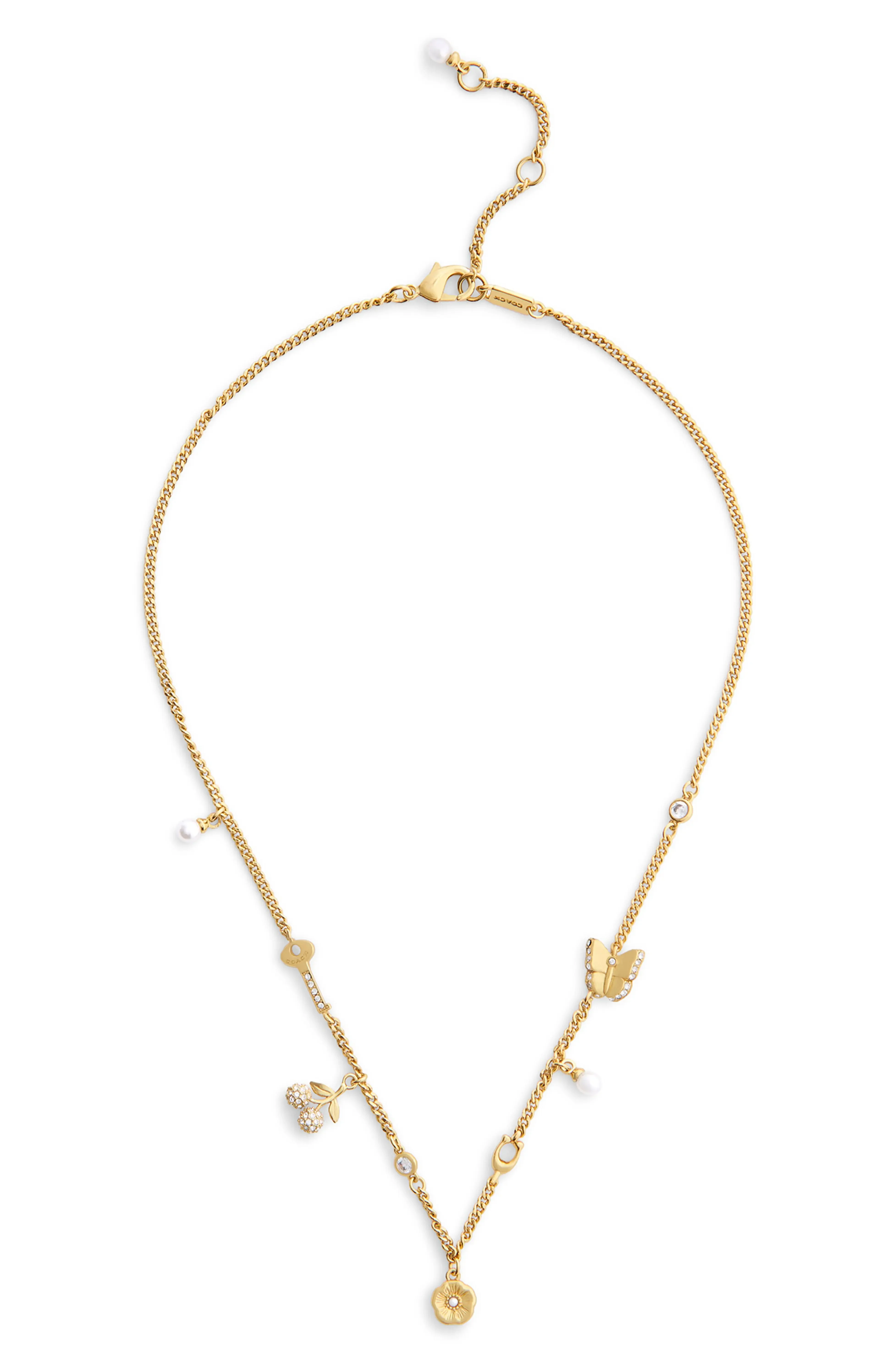 Coach Pavé Icons Charm Necklace - Image 2