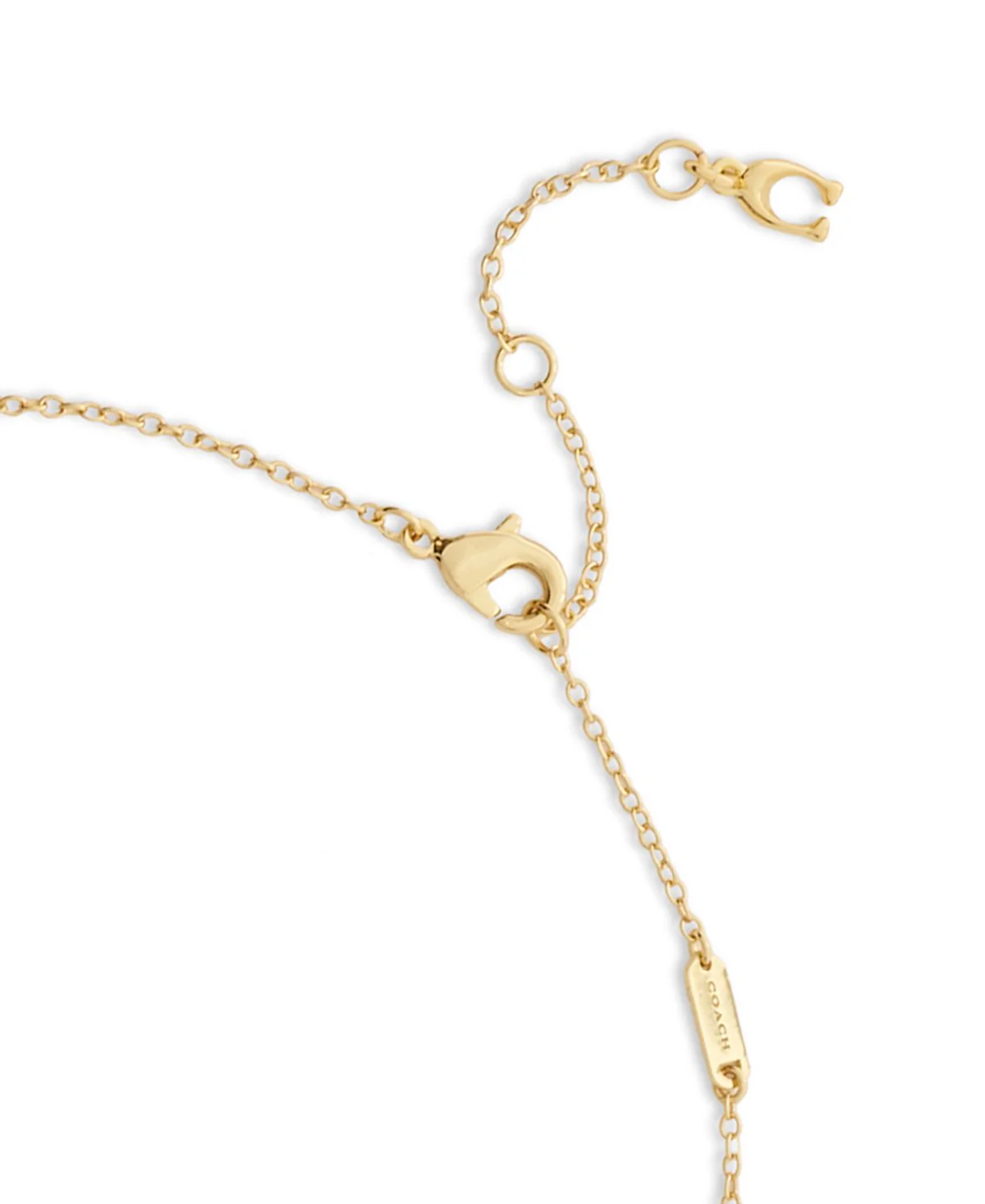 COACH Tabby Key Rexy Charm Pendant Necklace - Image 4