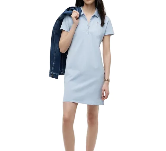 Tommy Hilfiger Womens Classic Pique Short-Sleeve Polo Dress