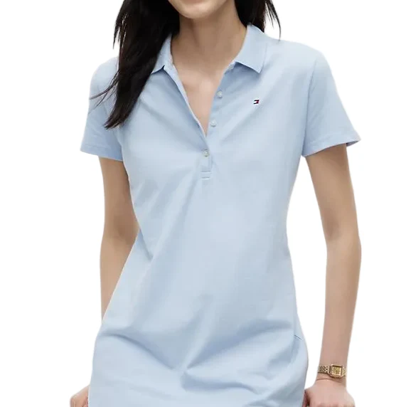 Tommy Hilfiger Womens Classic Pique Short-Sleeve Polo Dress - Image 2