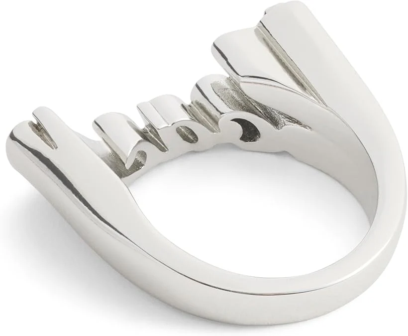 Coach Signature Name Plate Band Ring - Size 7 - Image 3