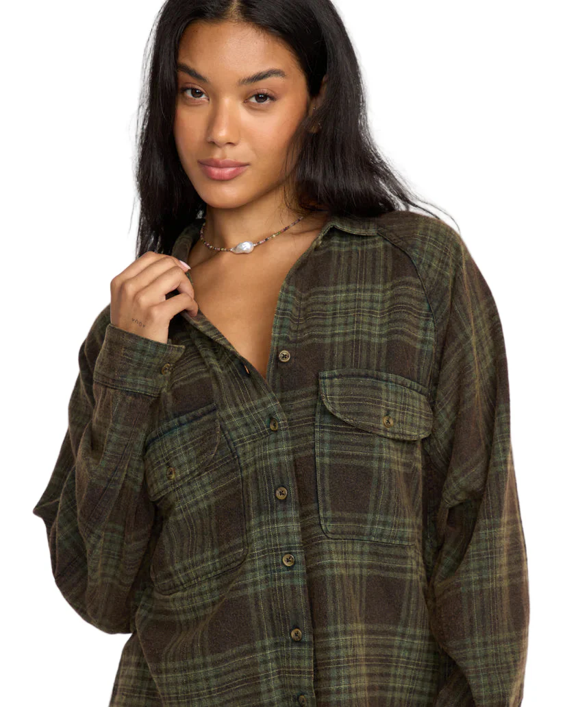 Billabong Women's Breeze Long Sleeve Woven Shirt - Image 4