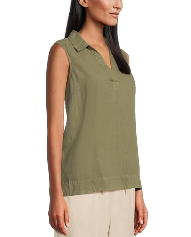 Tommy Bahama Womens Coastalina Pop-Over Sleeveless Top - Image 2
