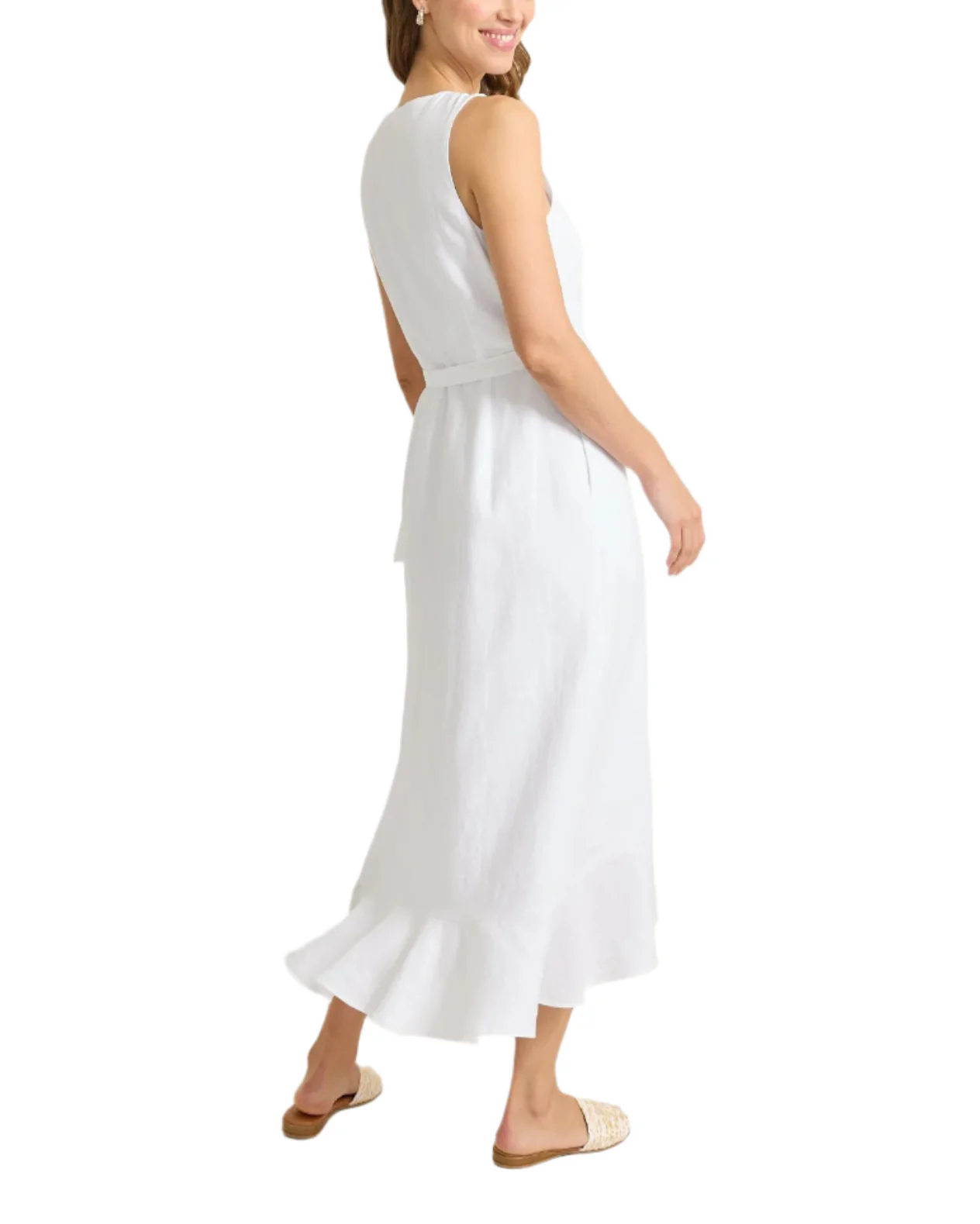 Tommy Bahama Womens Coastalina Linen Wrap Midi Dress - Image 3