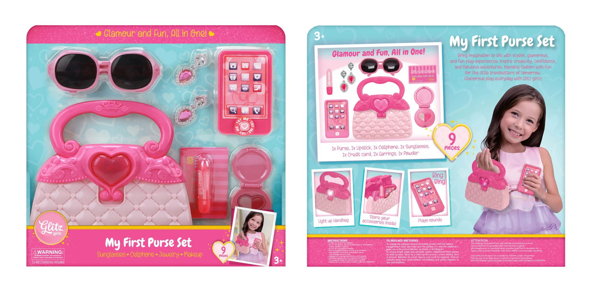 Glitz Girlz My First Purse Toy Set