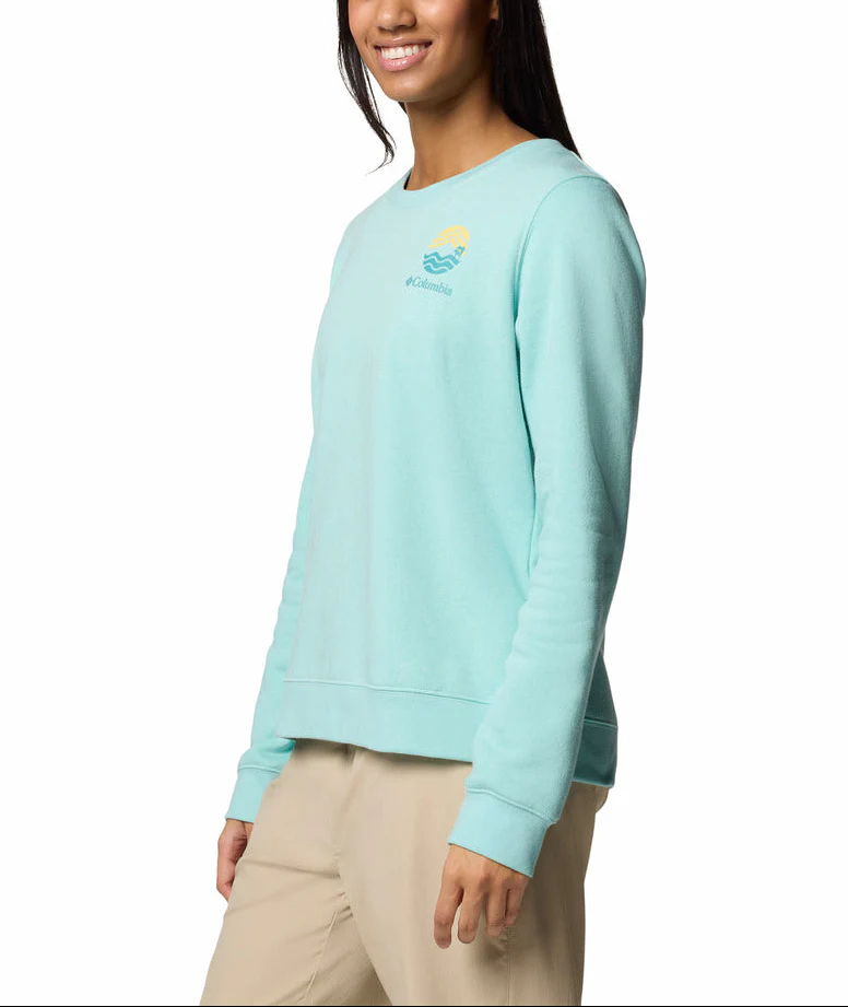 Columbia Womens Trek Graphic Crew Sweatshirt - Image 3