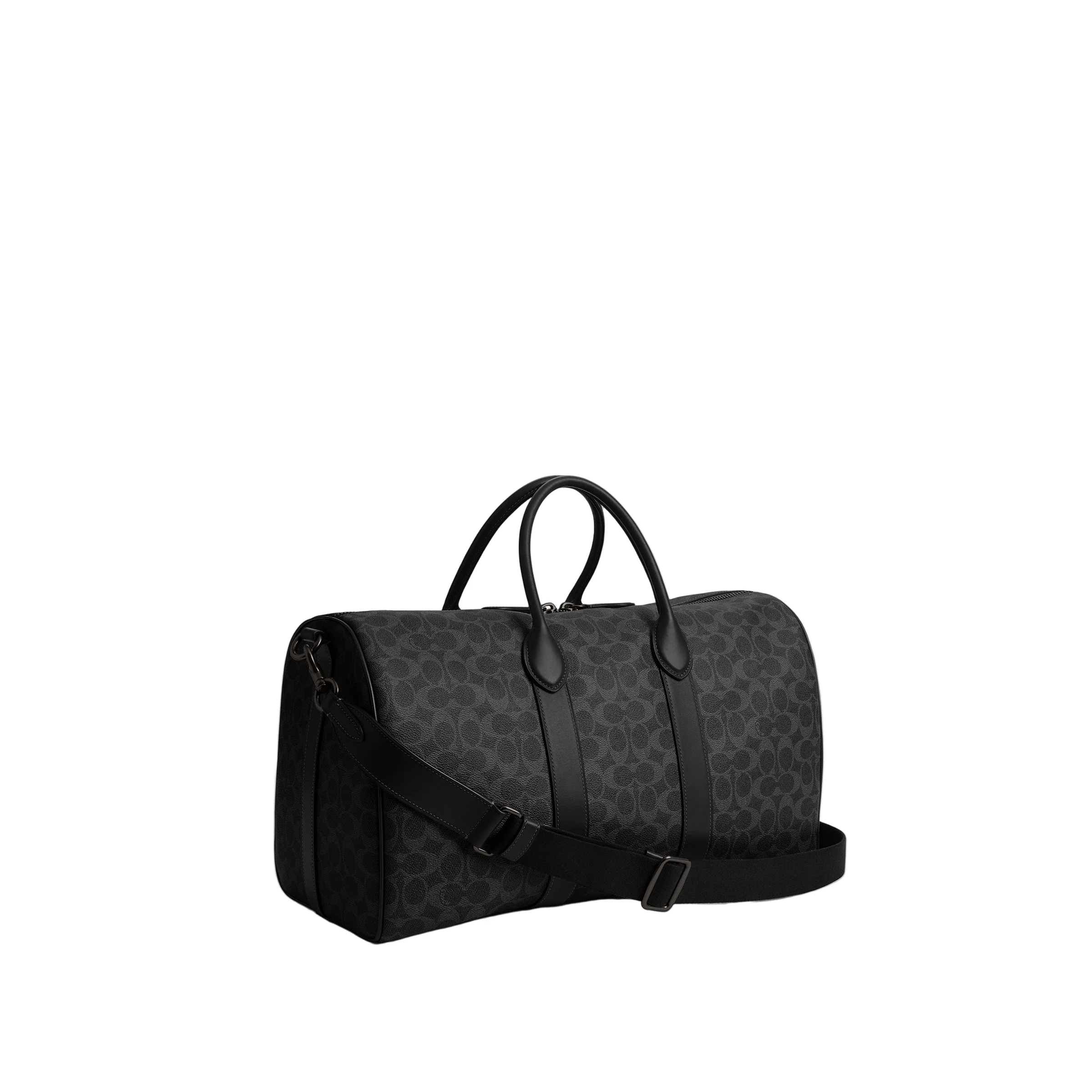 Coach Signature Canvas Compass 45 Duffle Bag - Image 3