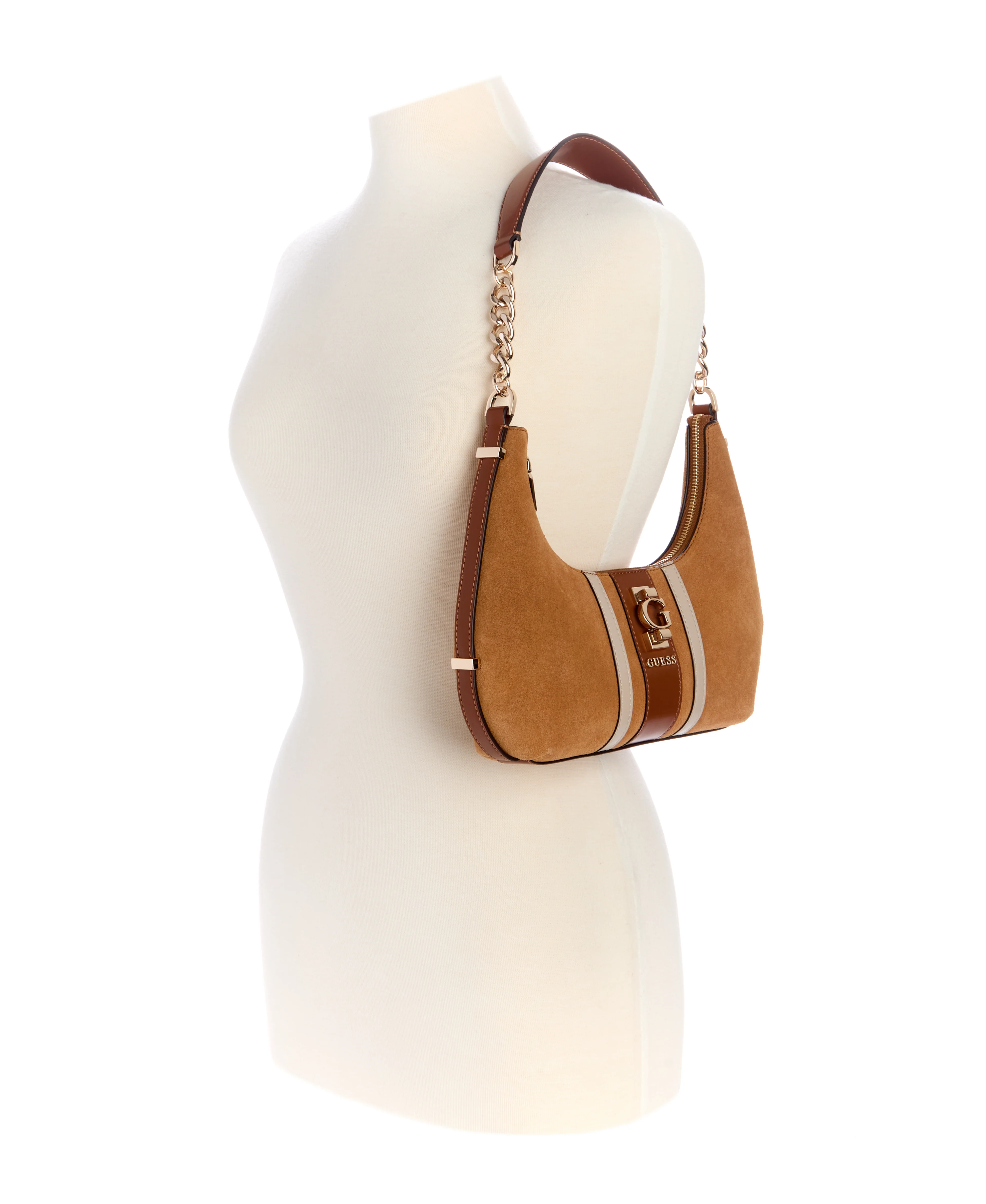 GUESS Erenia Top Zip Shoulder Handbag - Image 5