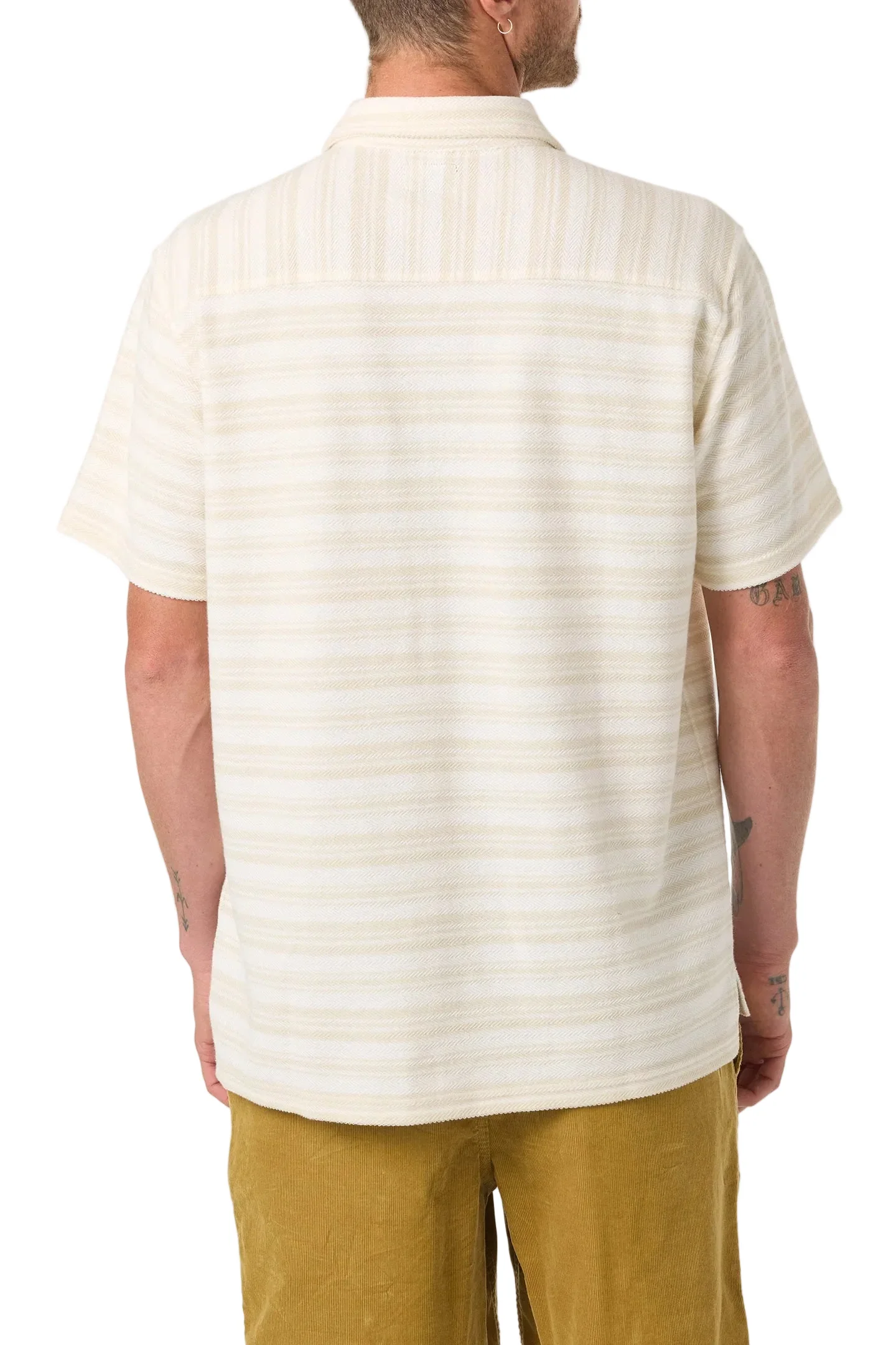 O'Neill Mens Country Club Knit Short Sleeve Button Down Shirt - Image 4
