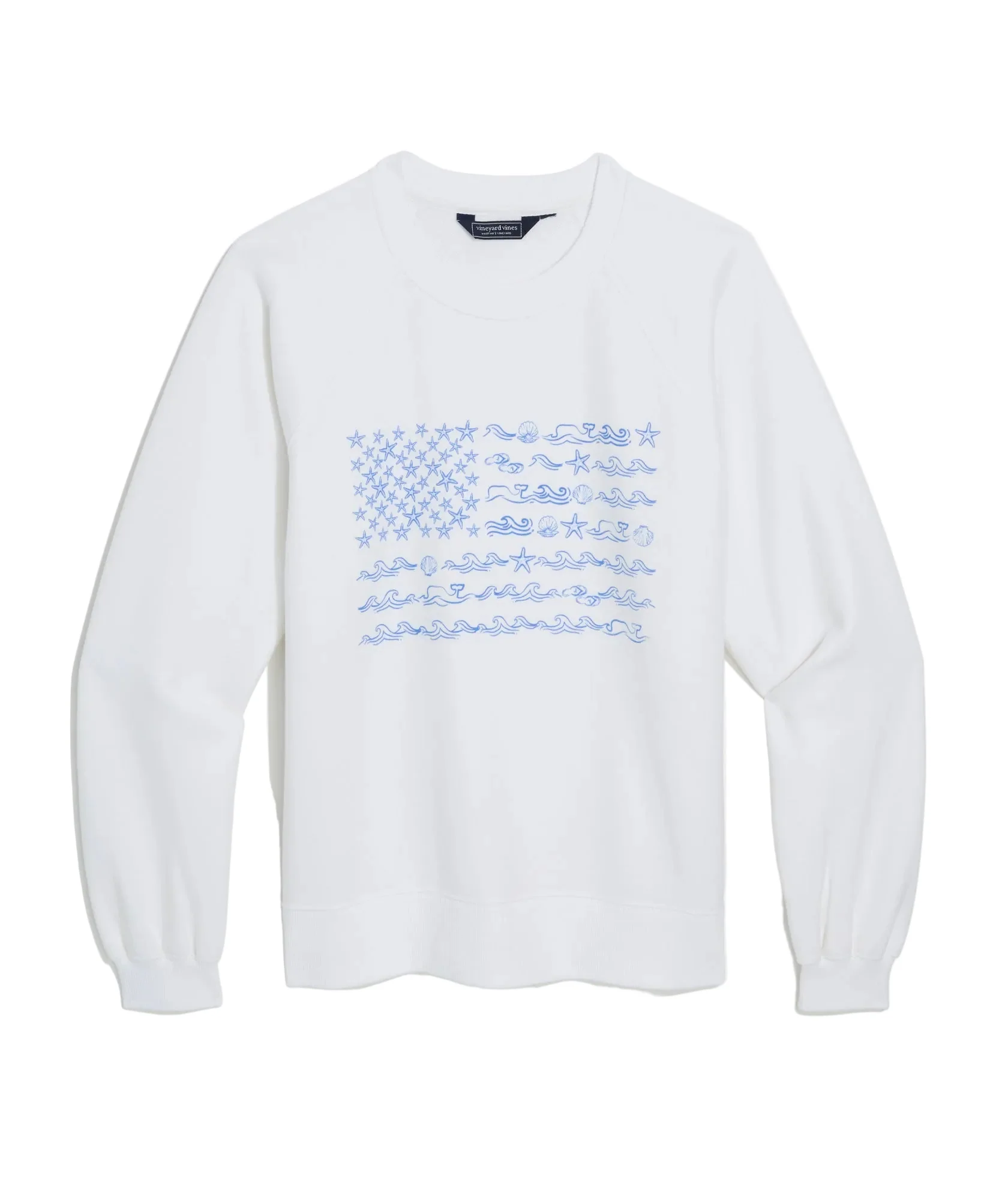 Vineyard Vines Womens Surf Terry Crewneck Sweatshirt