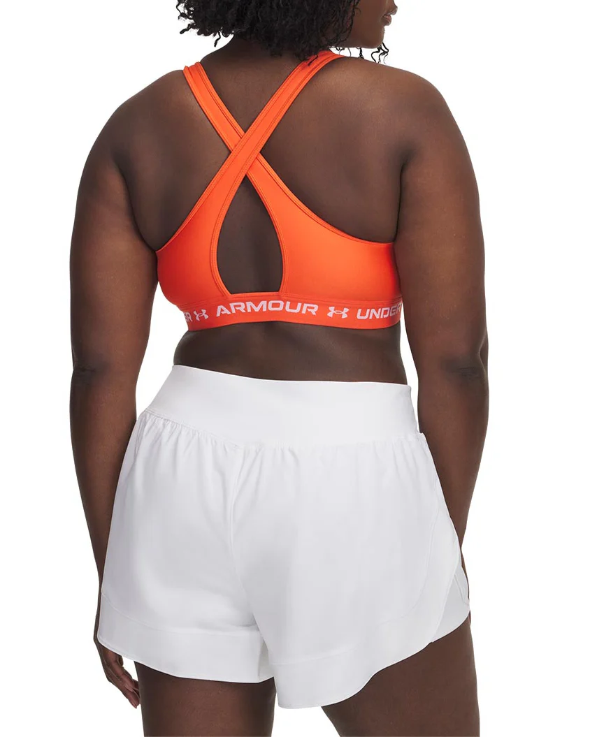 Under Armour Womens Armour Mid Crossback Sports Bra - Image 2