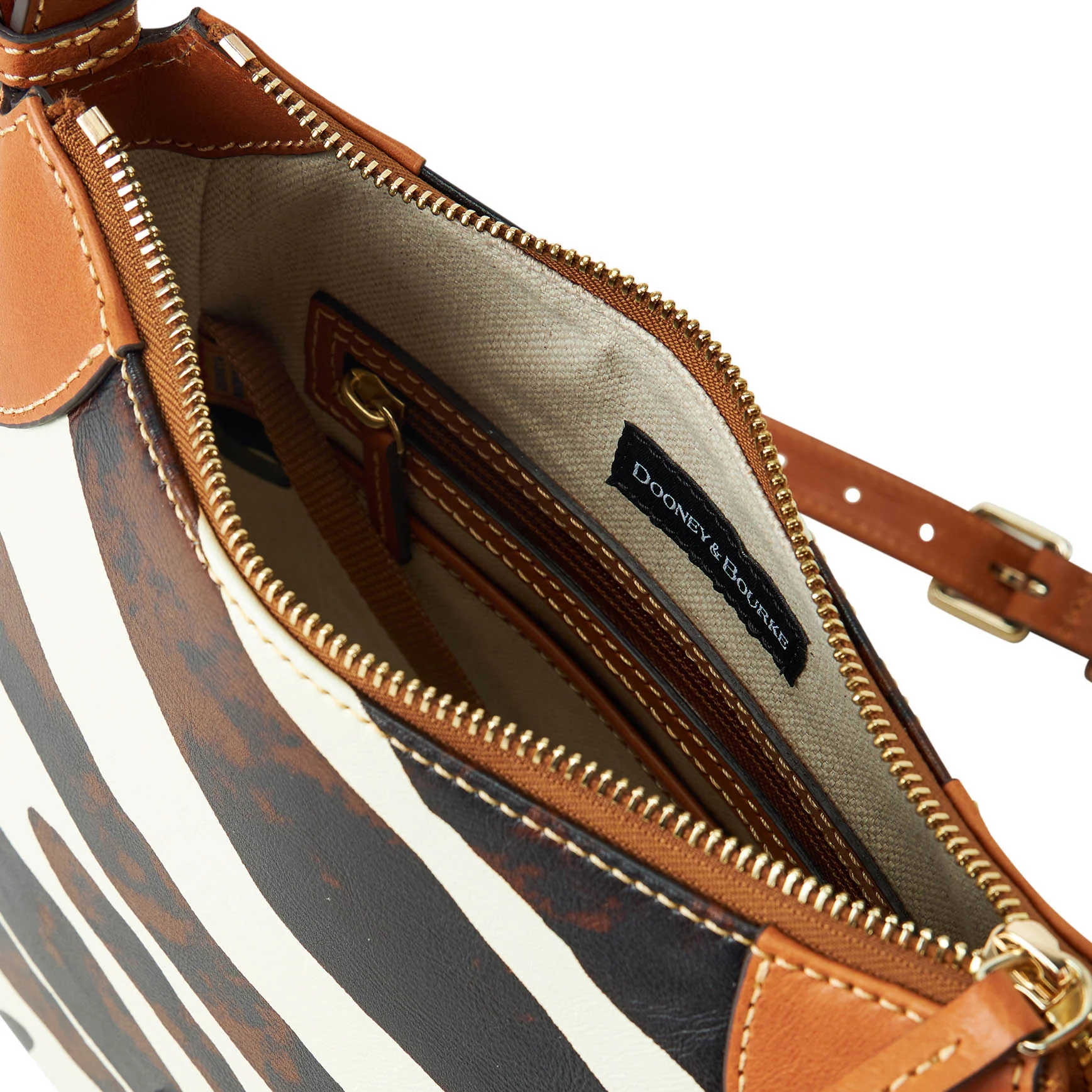 Dooney & Bourke Lucca Leather Crossbody Handbag - Image 5