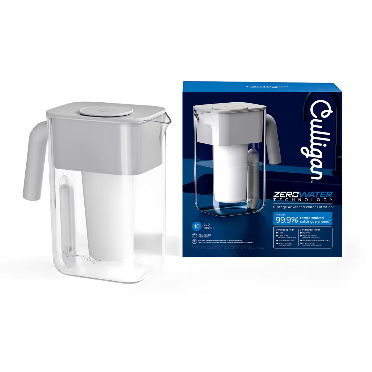 Culligan 10 Cup Pitcher With ZeroWater Technology - Image 2