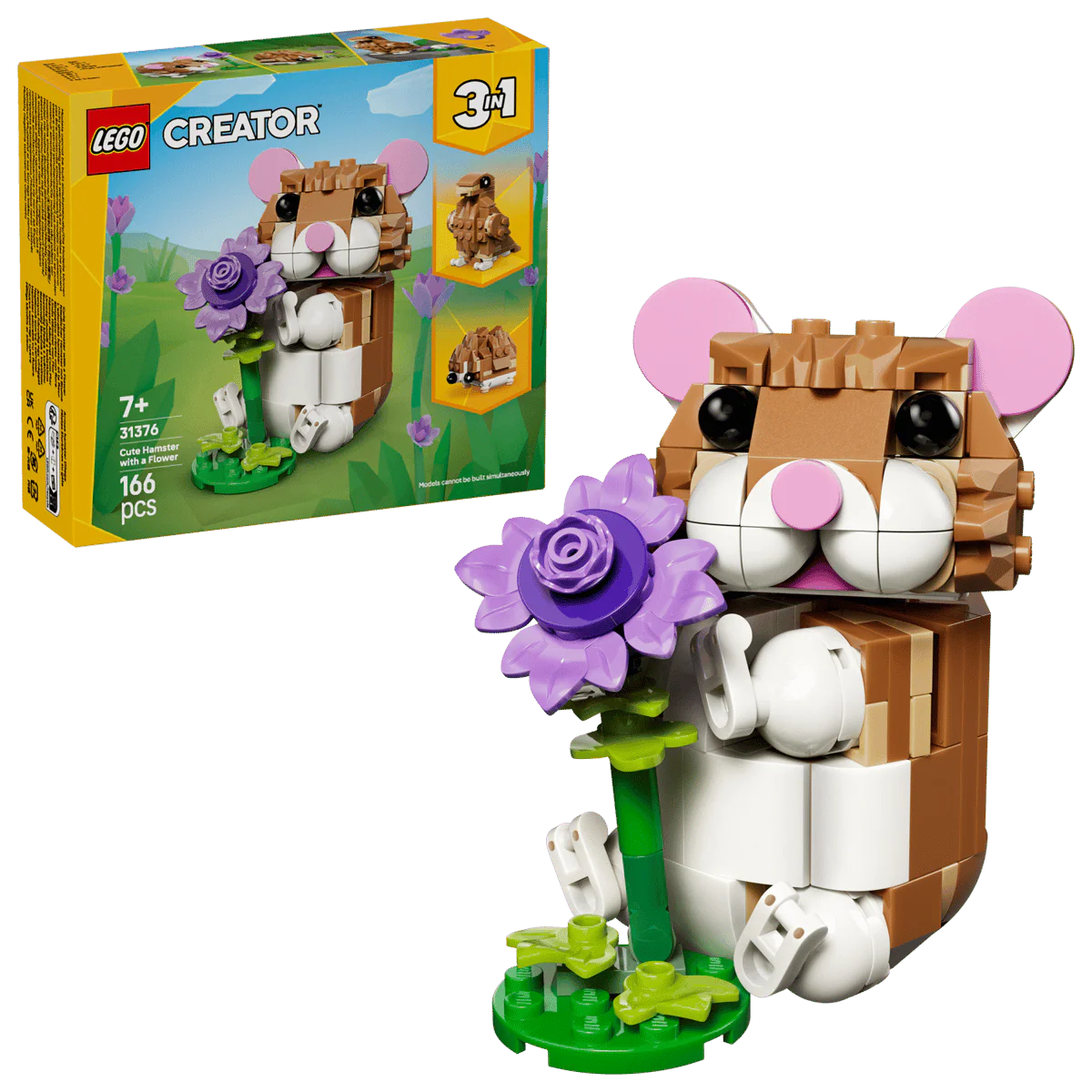 LEGO Creator 3-In-1 Cute Hamster With A Flower