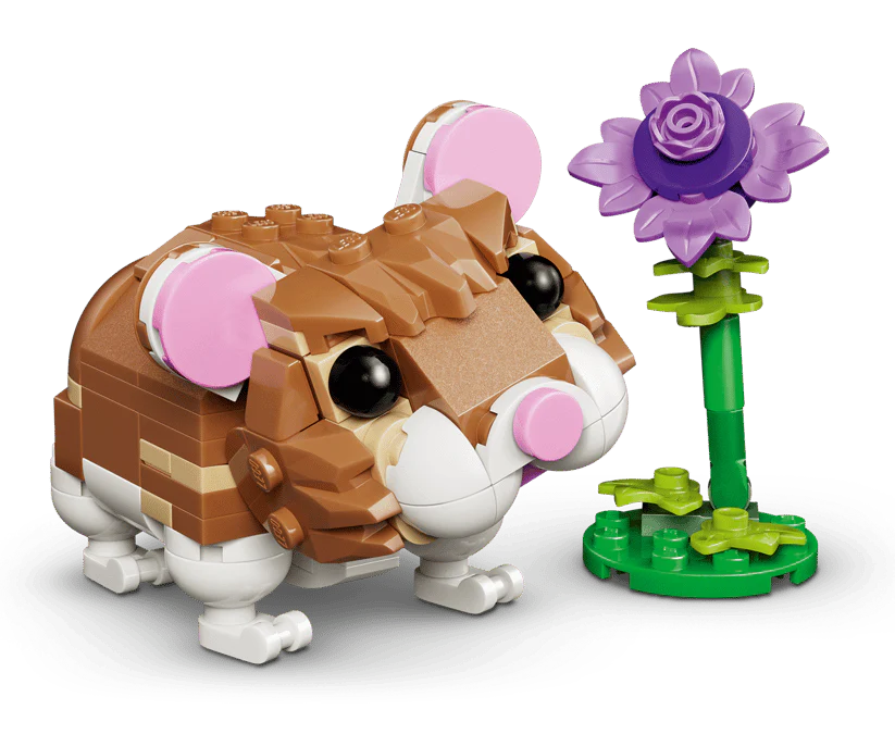 LEGO Creator 3-In-1 Cute Hamster With A Flower - Image 6