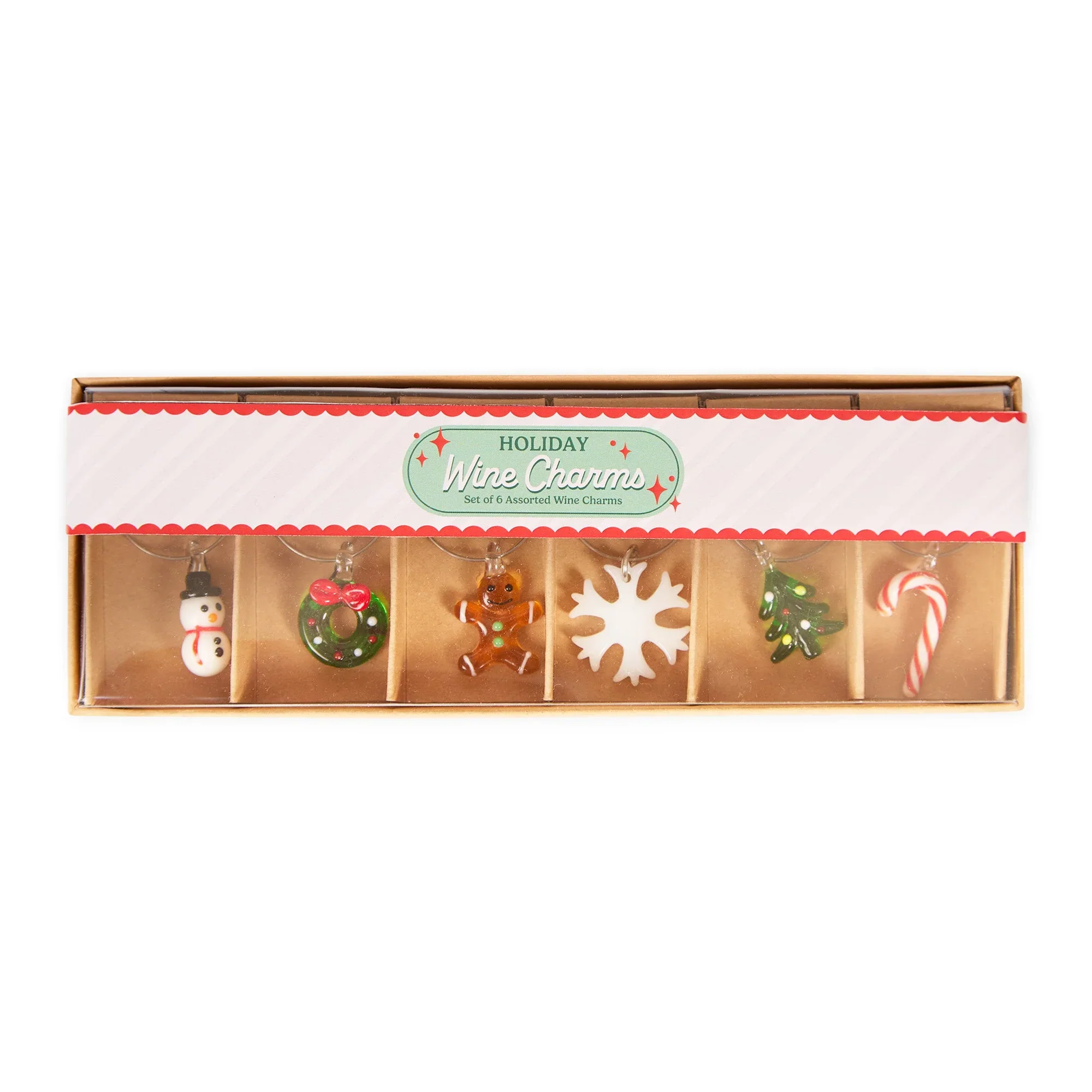 Design Imports Holiday Cheers Charm - Set of 6 - Image 2