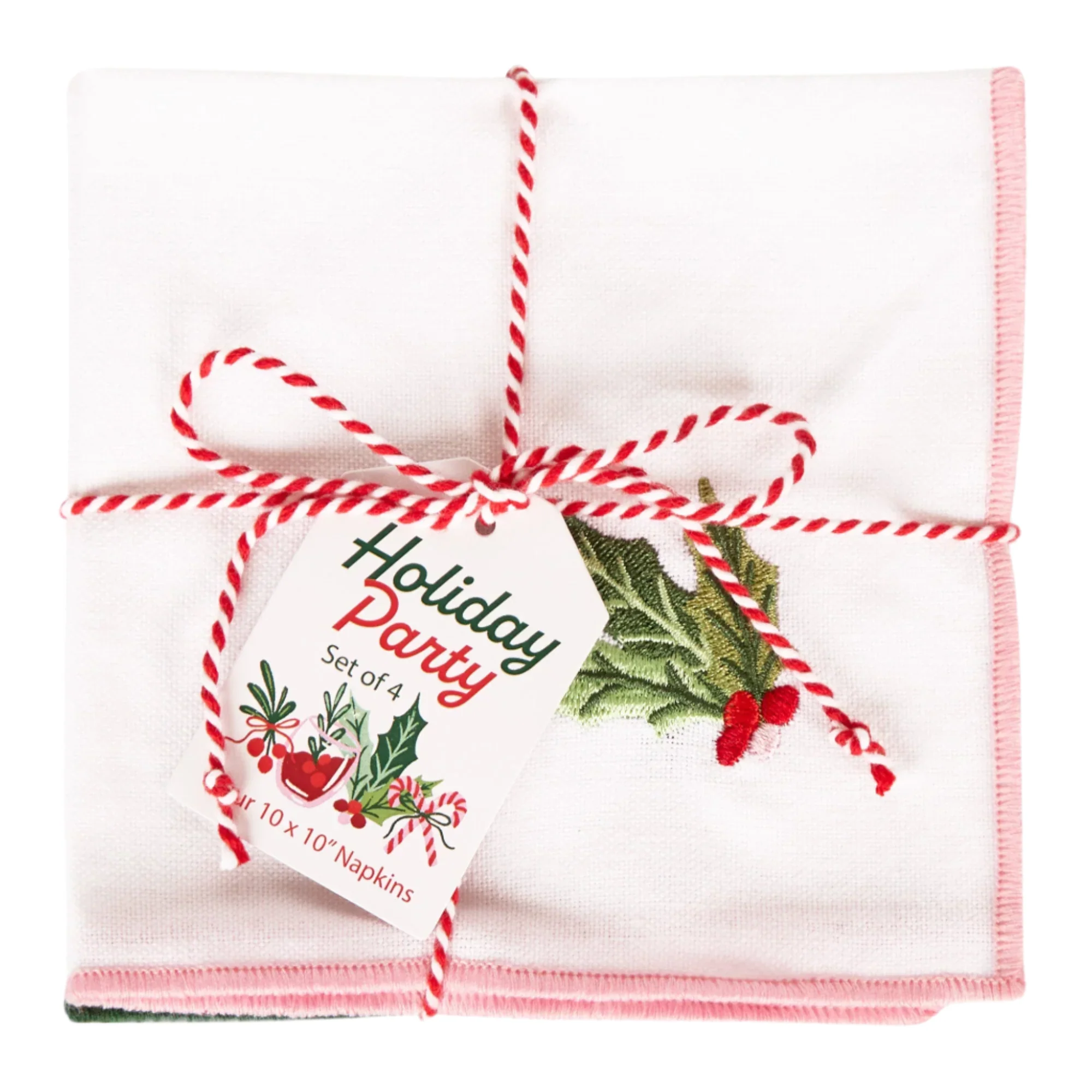 Design Imports Holiday Party Cocktail Napkins - Set of 4 - Image 2