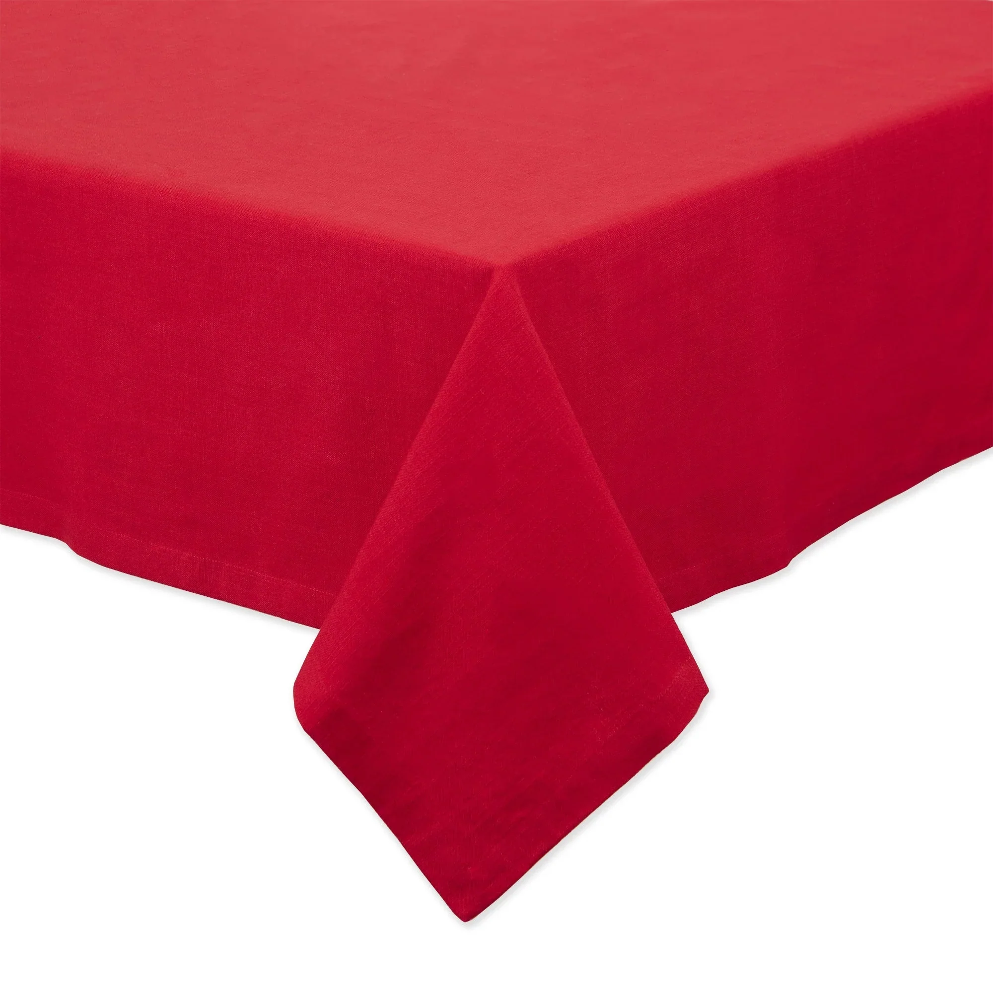 Design Imports Holly Berry Slub Tablecloth - Image 2
