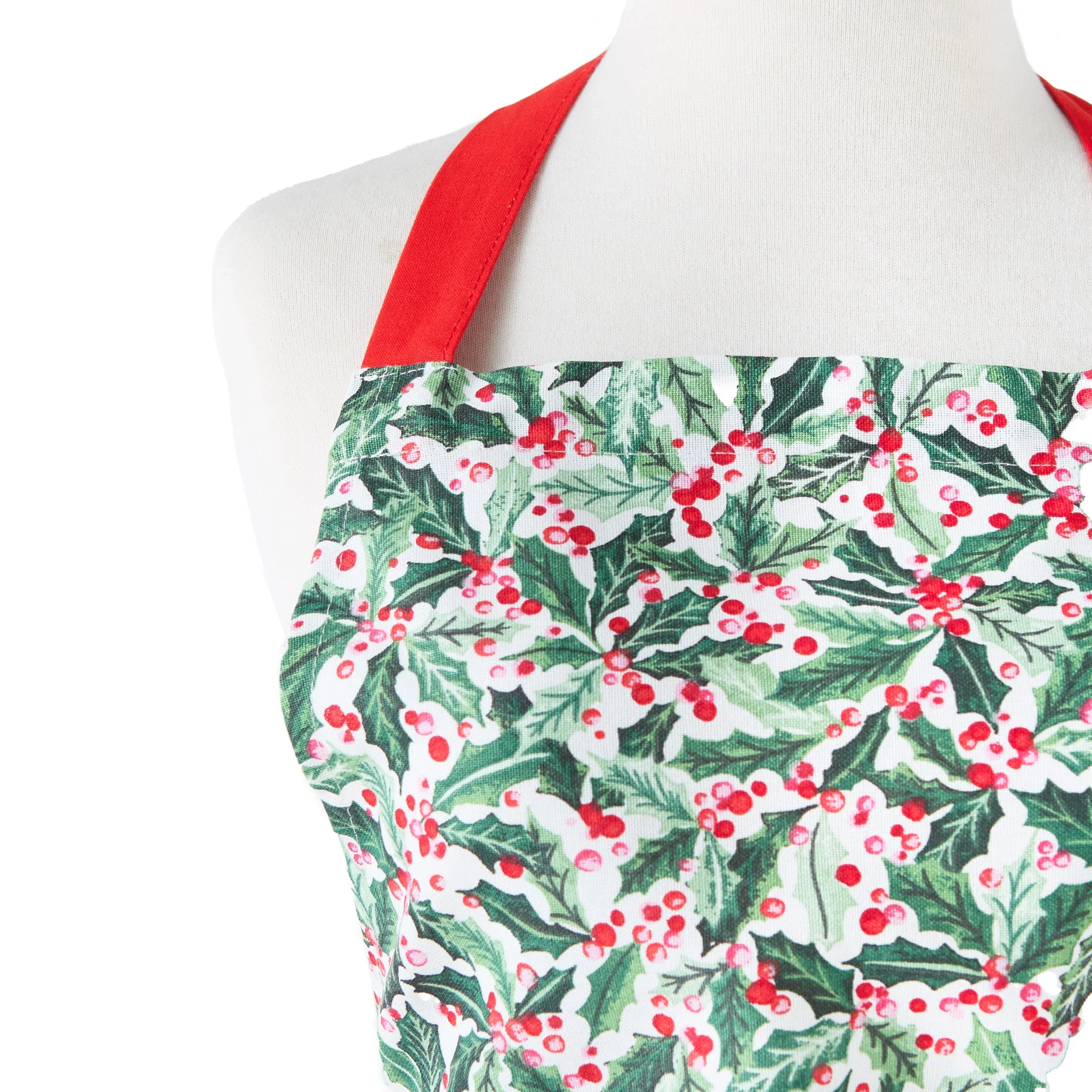 Design Imports Holly Jolly Printed Apron - Image 3