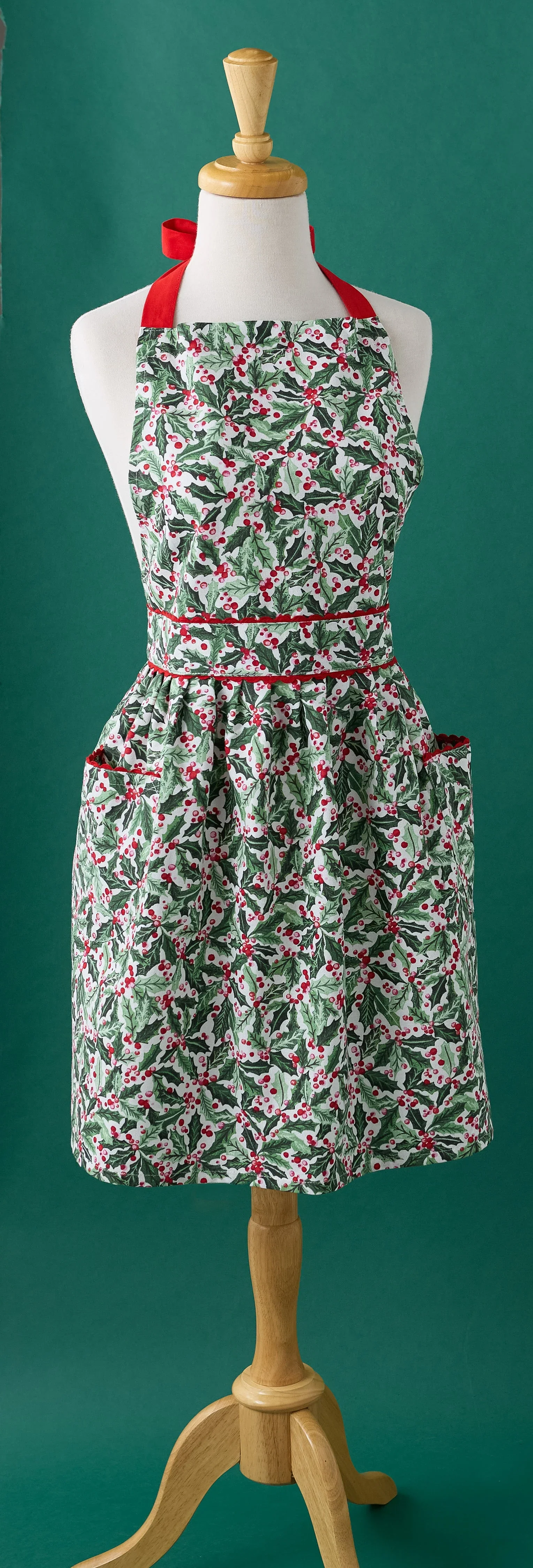 Design Imports Holly Jolly Printed Apron - Image 5