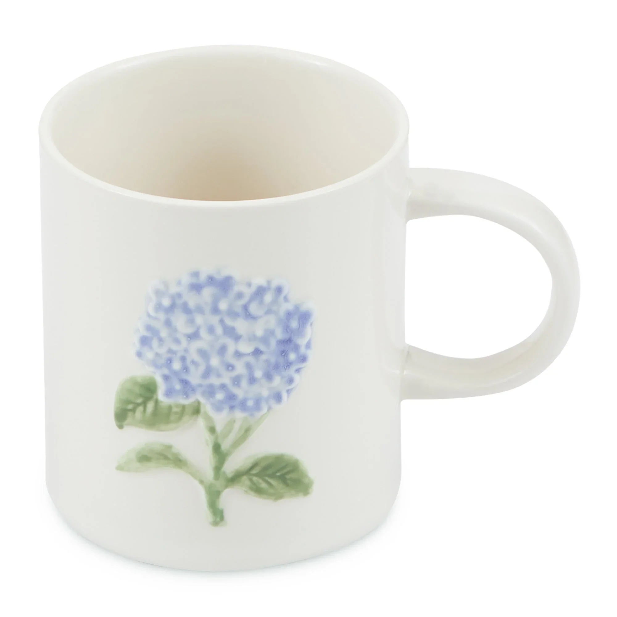 Design Imports Hydrangea Ceramic Mug