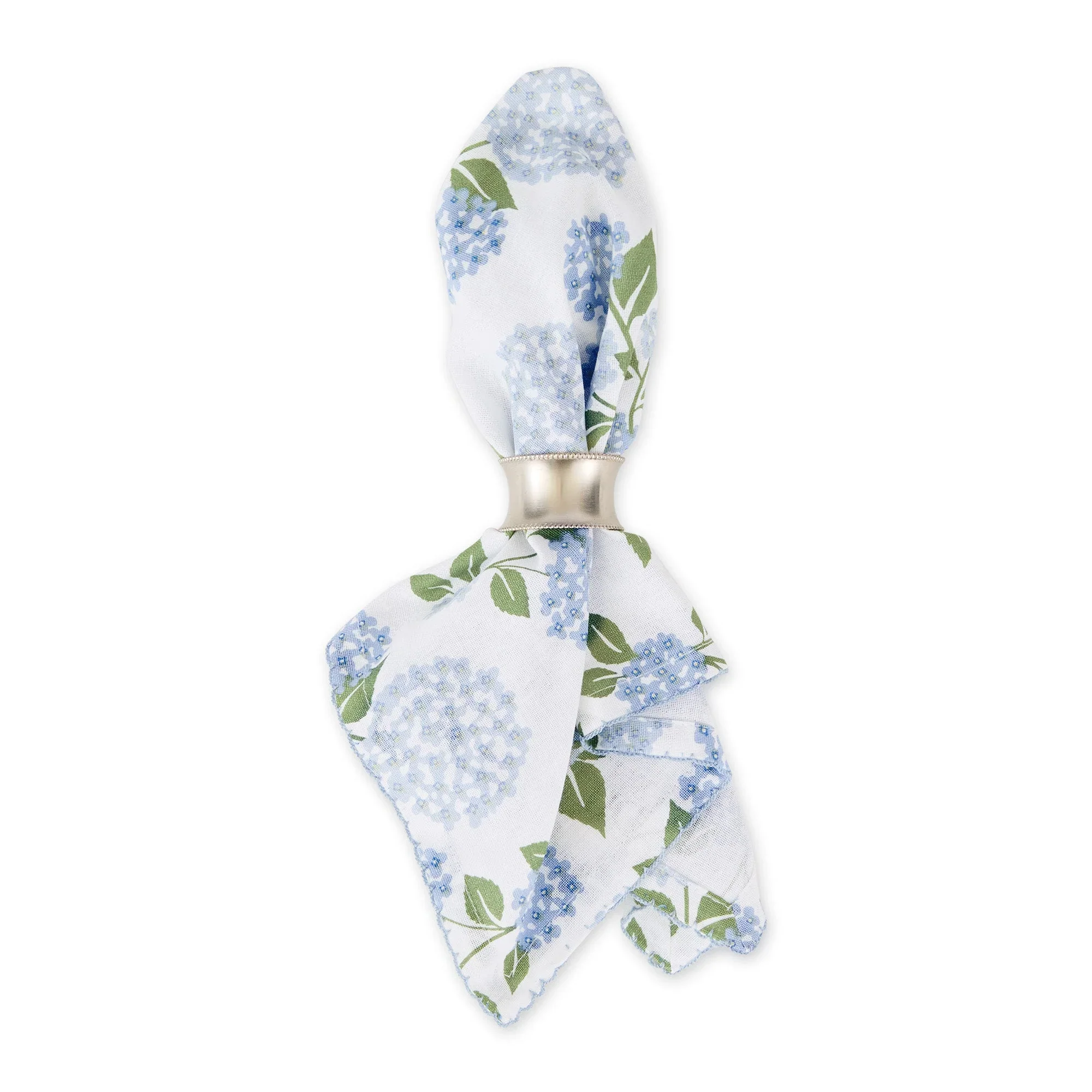 Design Imports Hydrangea Garden Printed Napkin - Set of 4 - Image 3