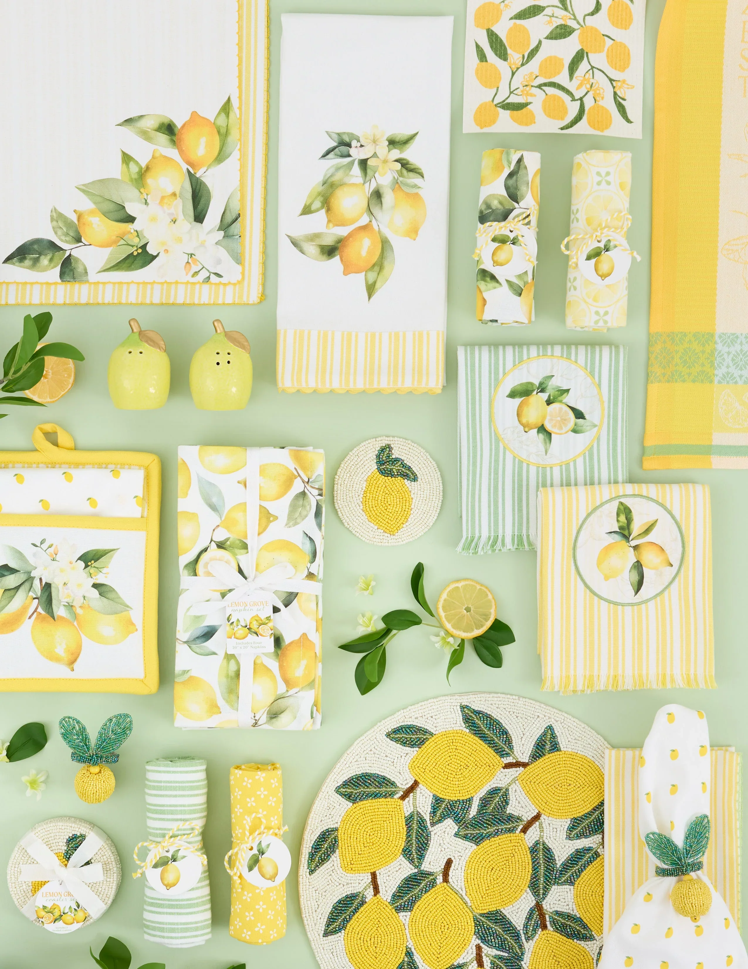 Design Imports Lemon Bouquet Potholder Gift Set - Image 7