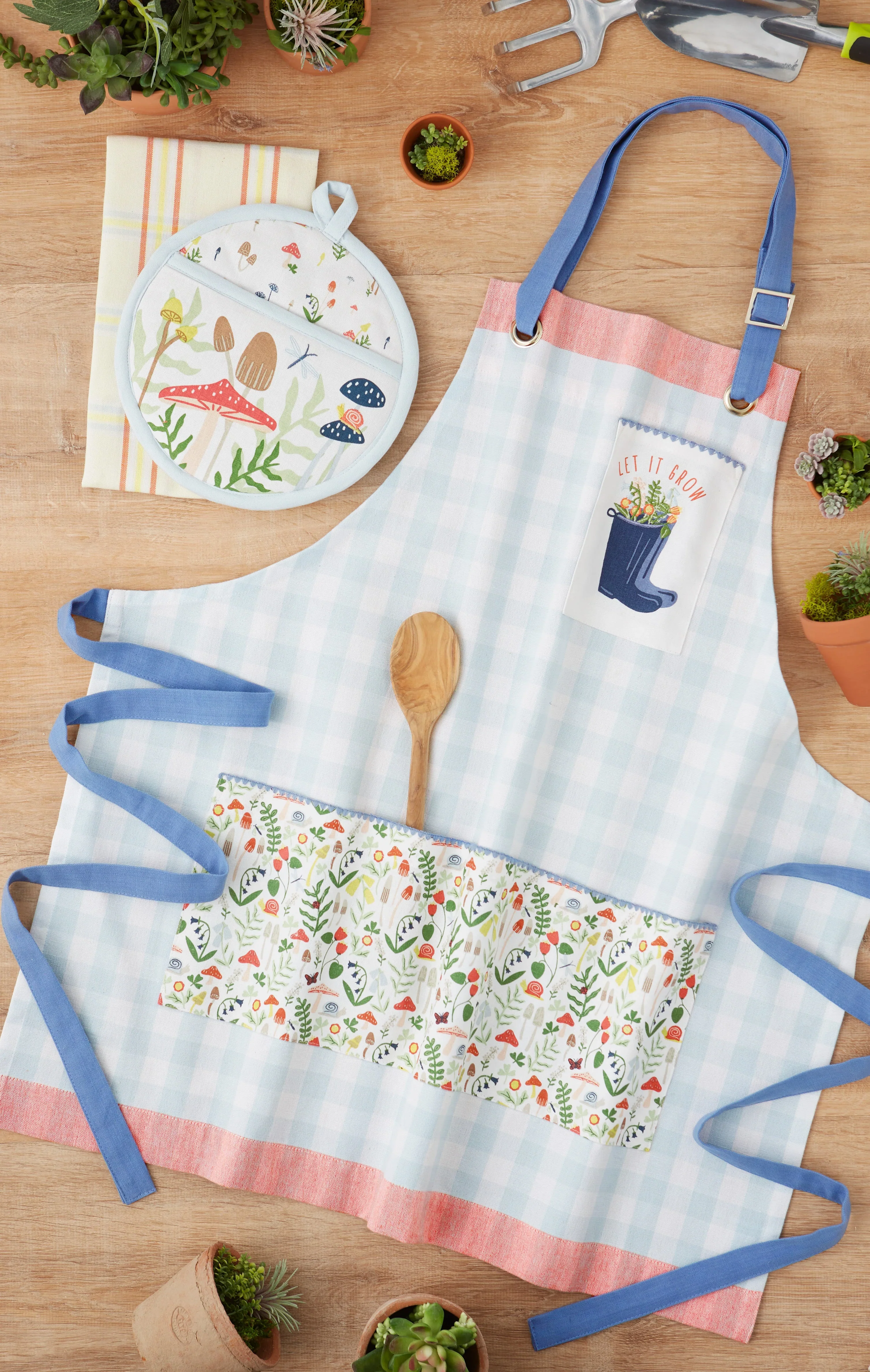 Design Imports Mushroom Cottage Potholder Gift Set - 2 pk - Image 2