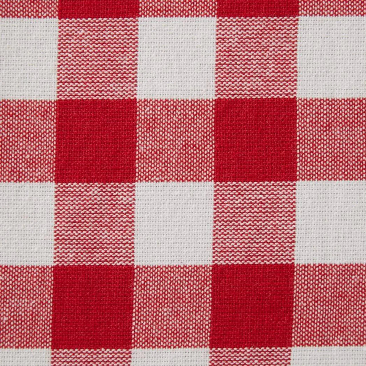 Design Imports Tango & White Checkers Tablecloth - Image 3