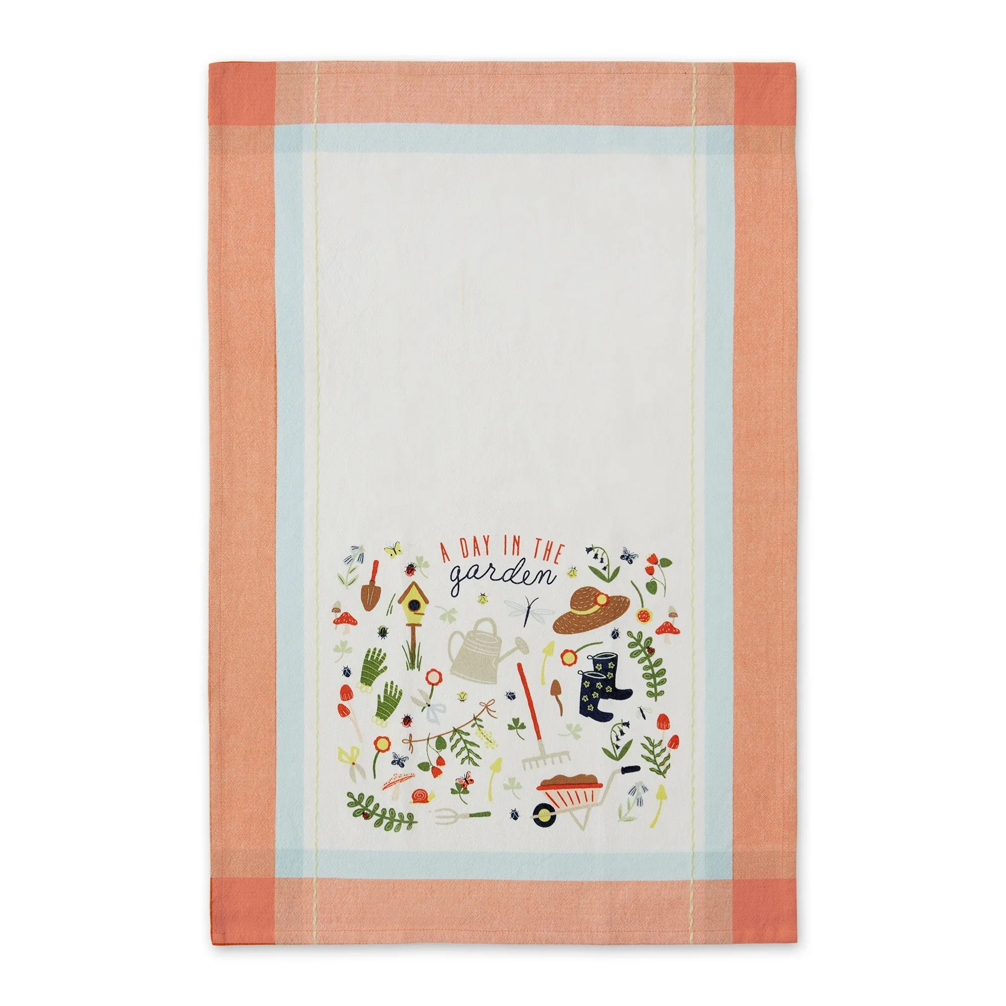 Design Imports Spring Garden Printed Floursack Towel - Image 5