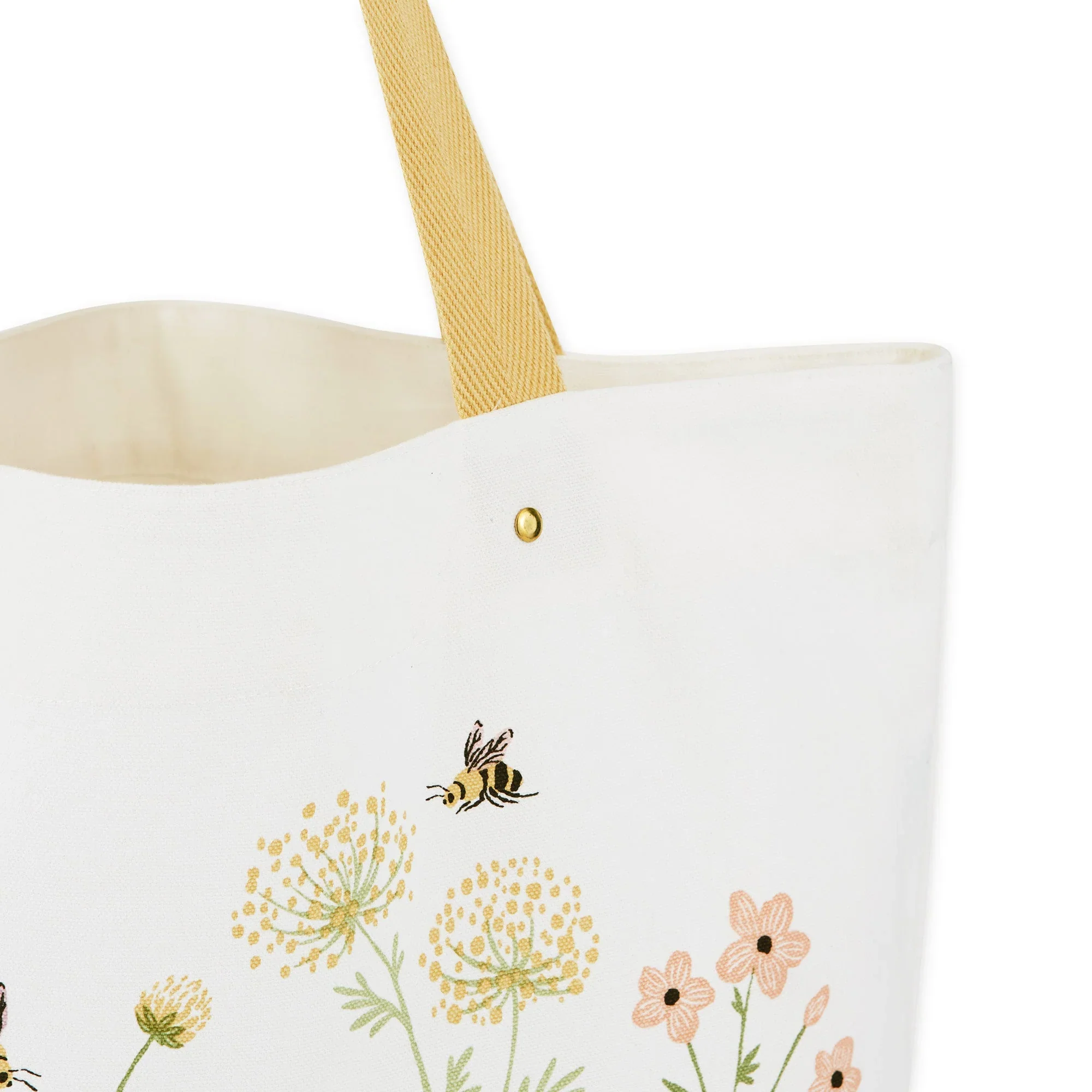Design Imports Spring Wildflowers Printed Tote Handbag - Image 2