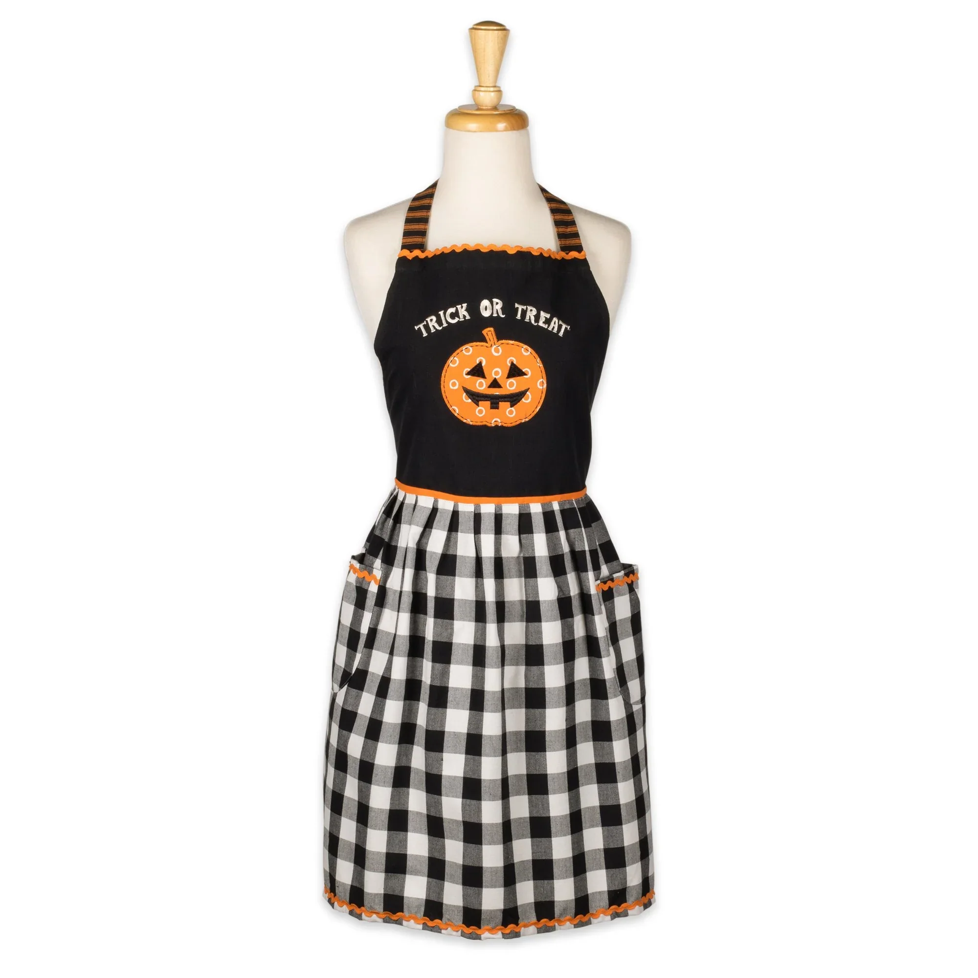 Design Imports Trick or Treat Embellished Apron