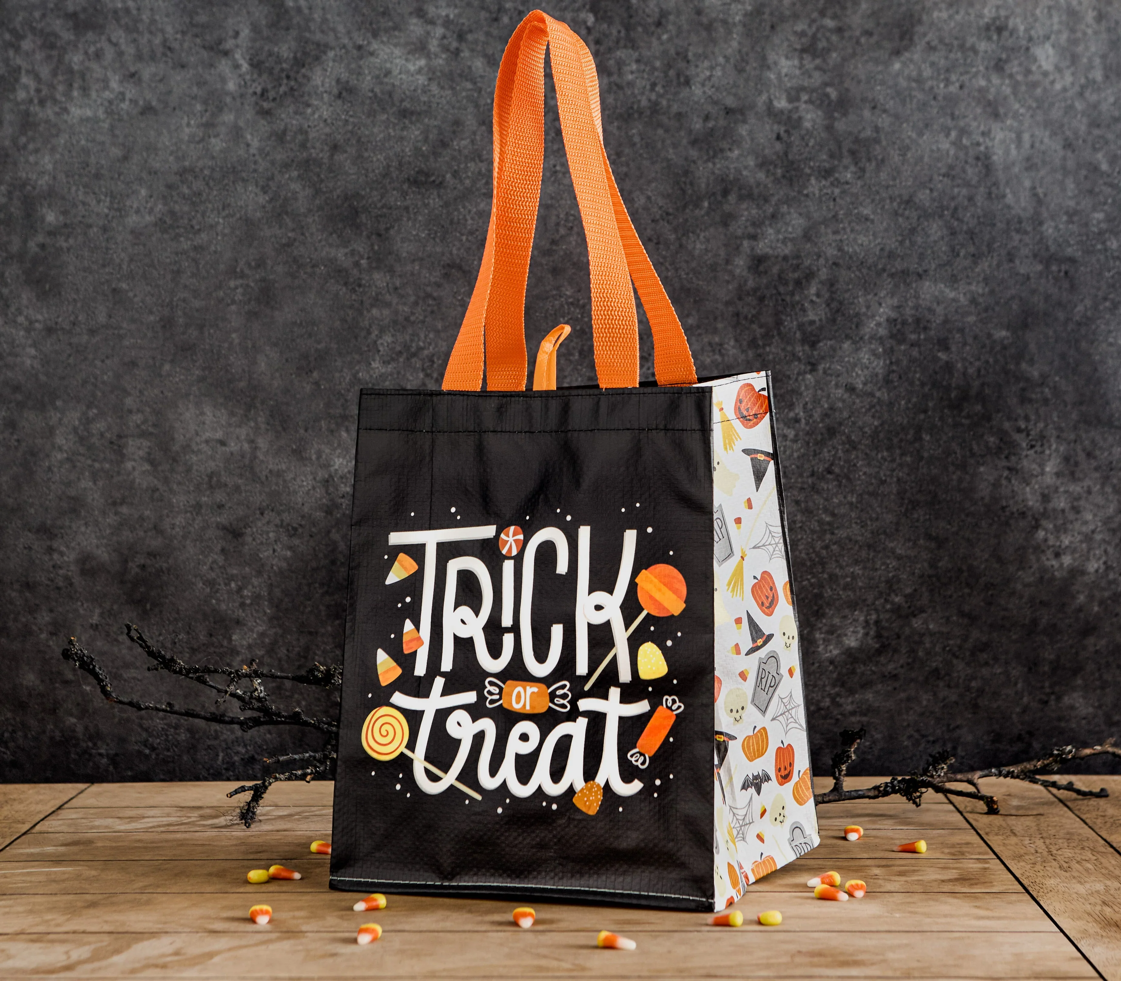 Design Imports Trick or Treat Mini Reusable Tote Bag - Image 2