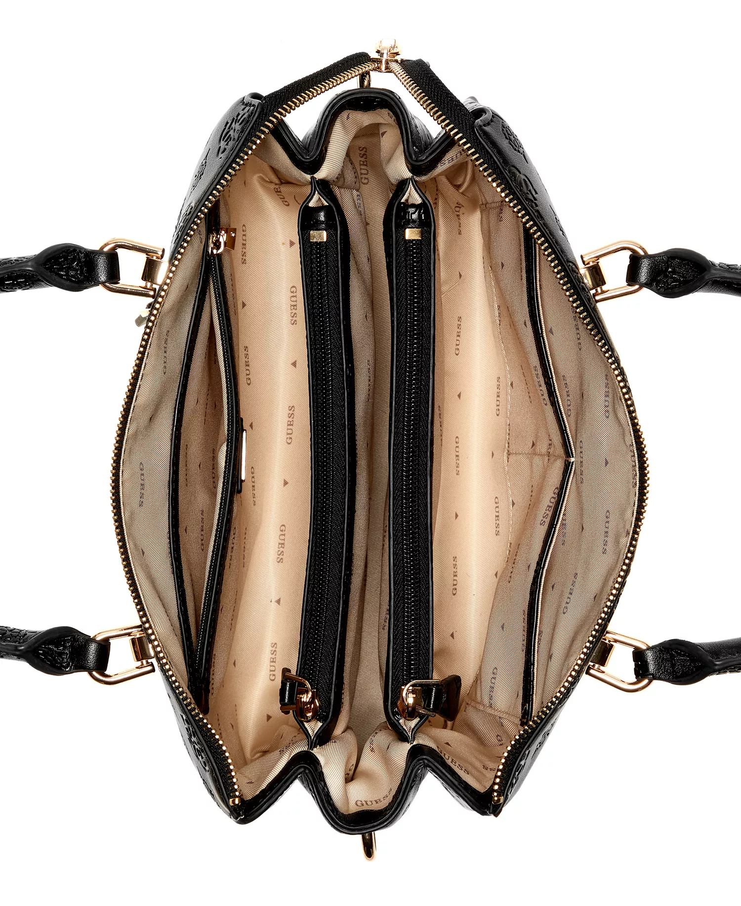 GUESS Dita Multi Compartment Satchel Handbag - Image 4