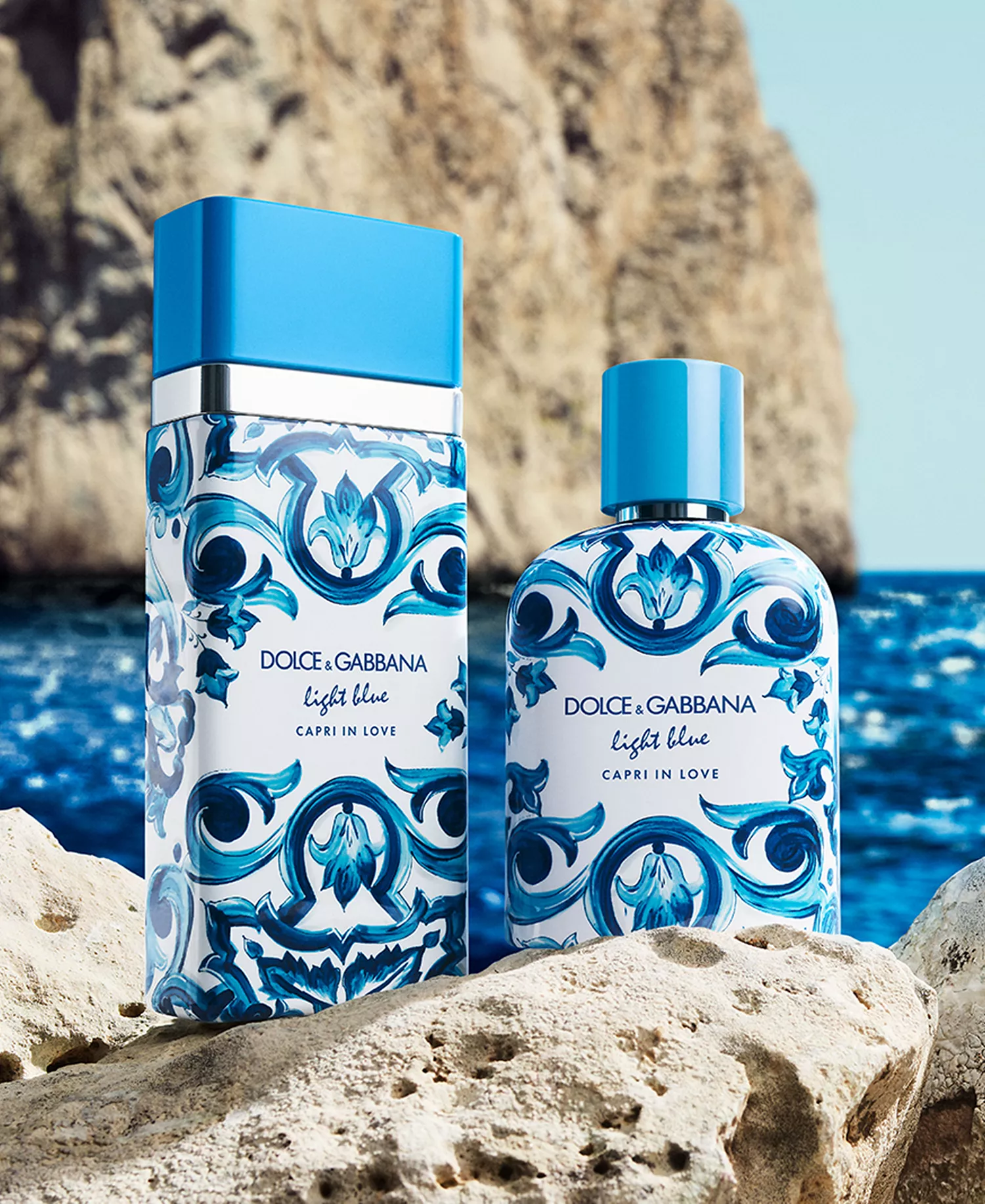 Dolce & Gabbana Light Blue Capri In Love Pour Homme Eau De Parfum Spray - 3.3 oz. - Image 5