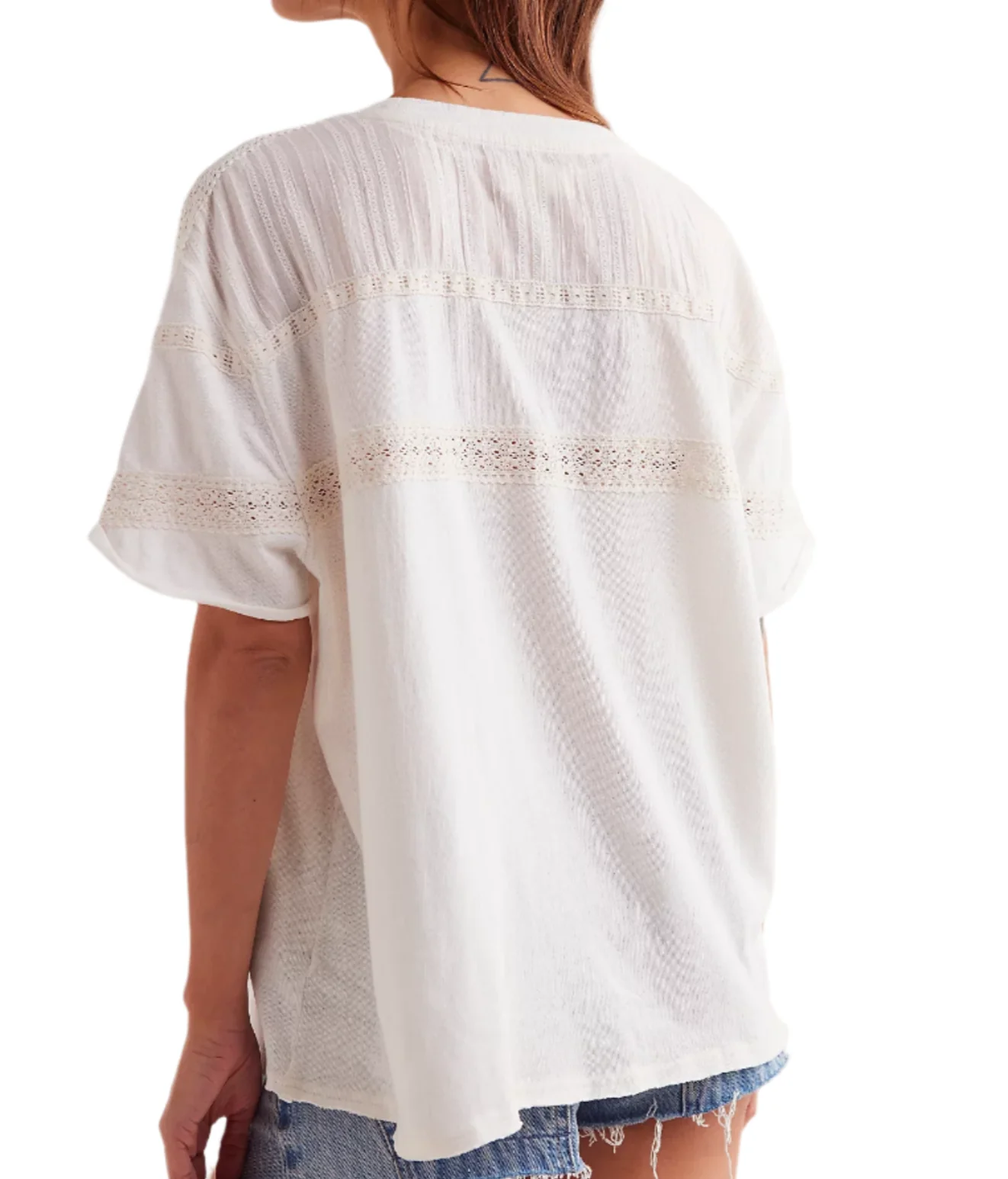 Free People Womens We The Free Dorothy Short Sleeve T-Shirt - Image 2