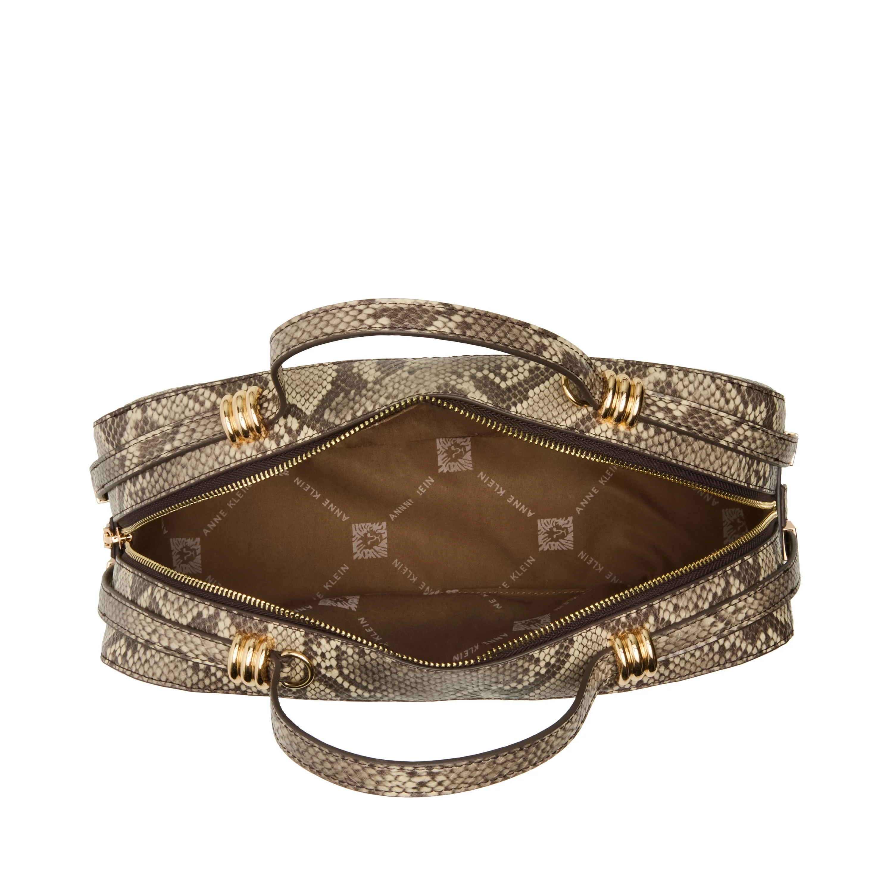Anne Klein Double Handle Convertible Crossbody Handbag - Image 5