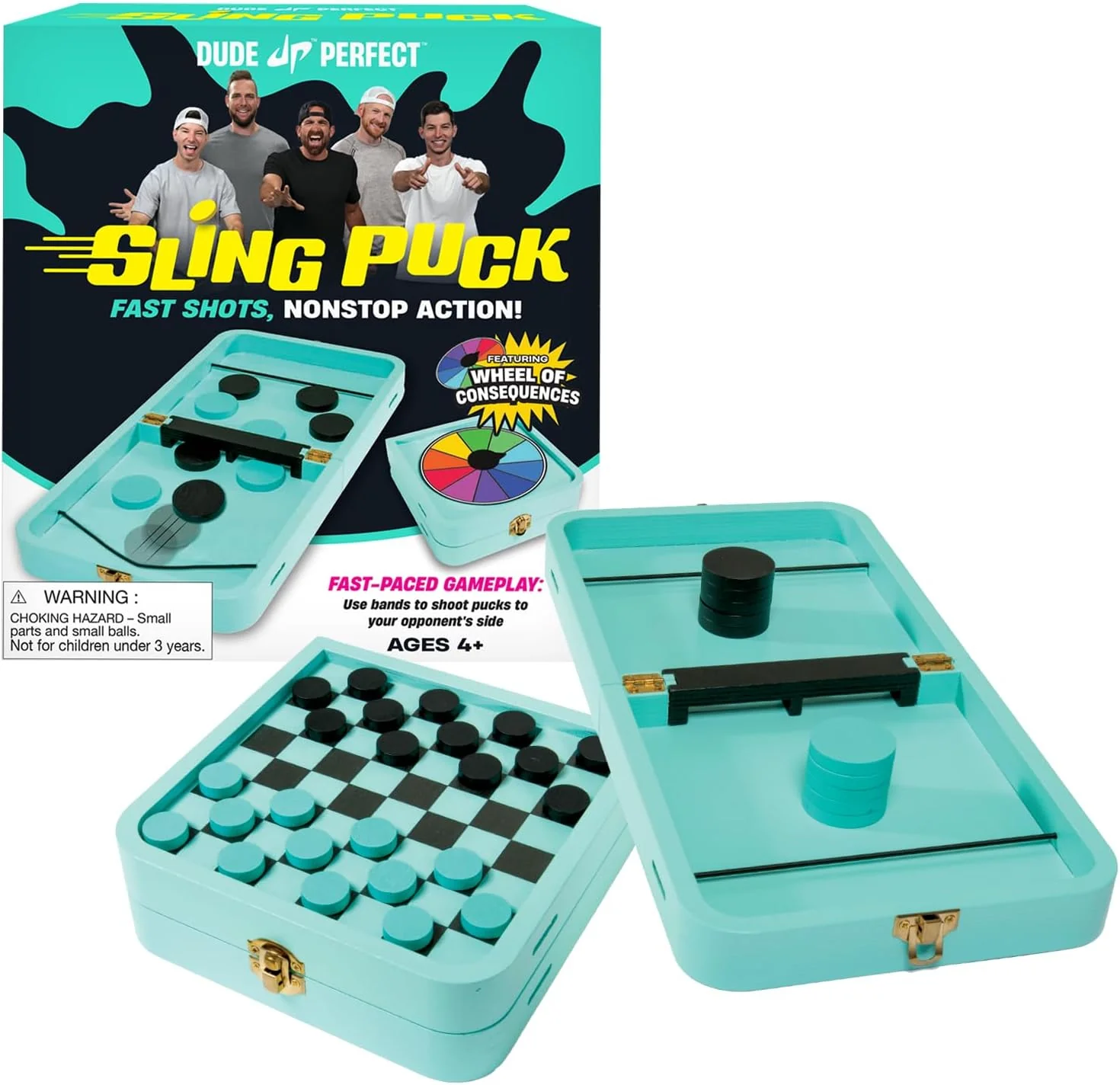 Dude Perfect Sling Puck Foldable Board Set
