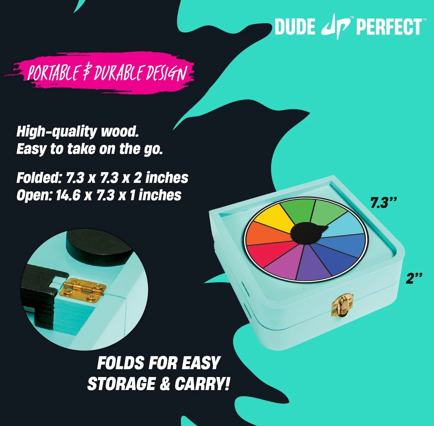 Dude Perfect Sling Puck Foldable Board Set - Image 2