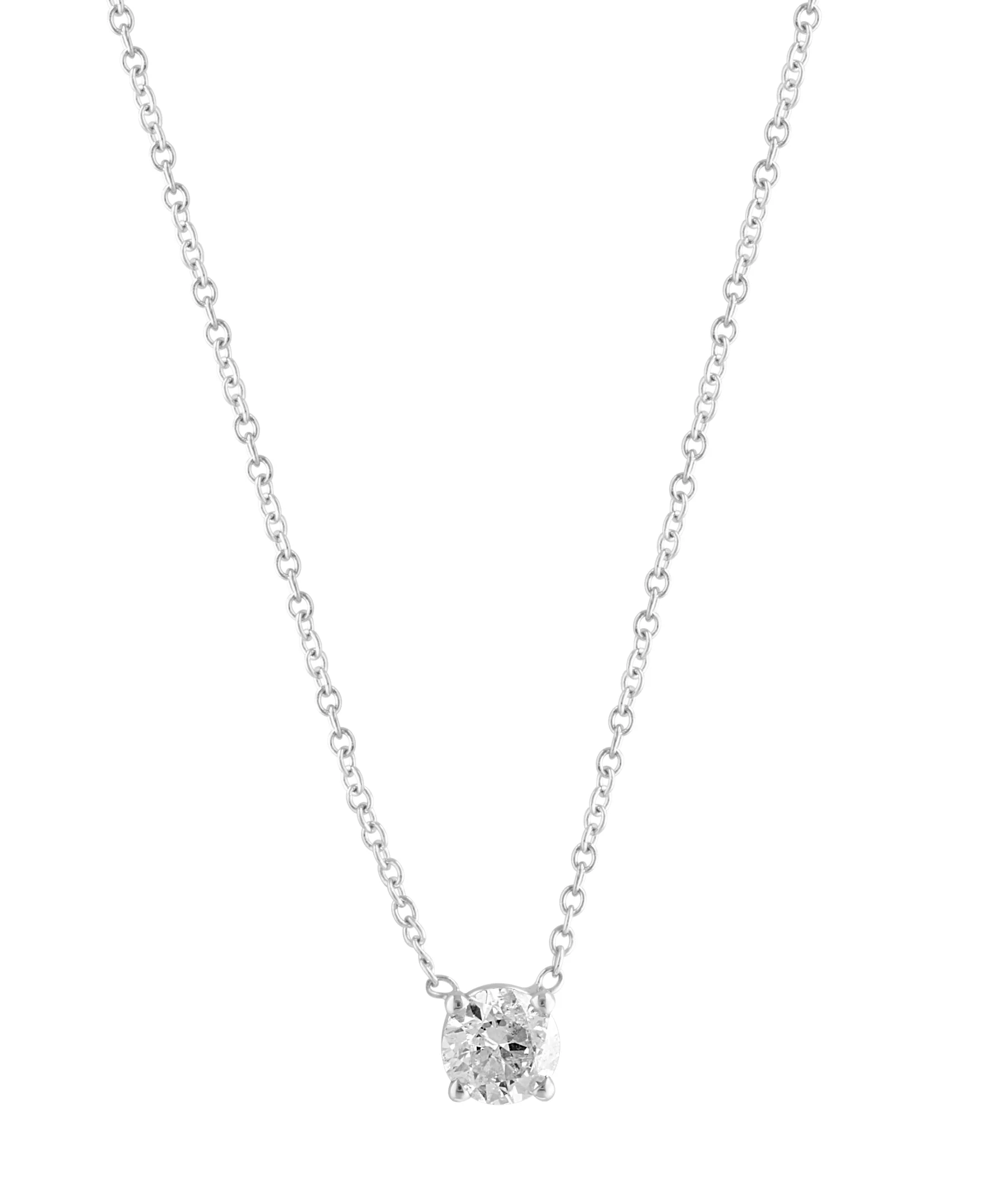 Effy 14K White Gold Diamond Pendant Necklace