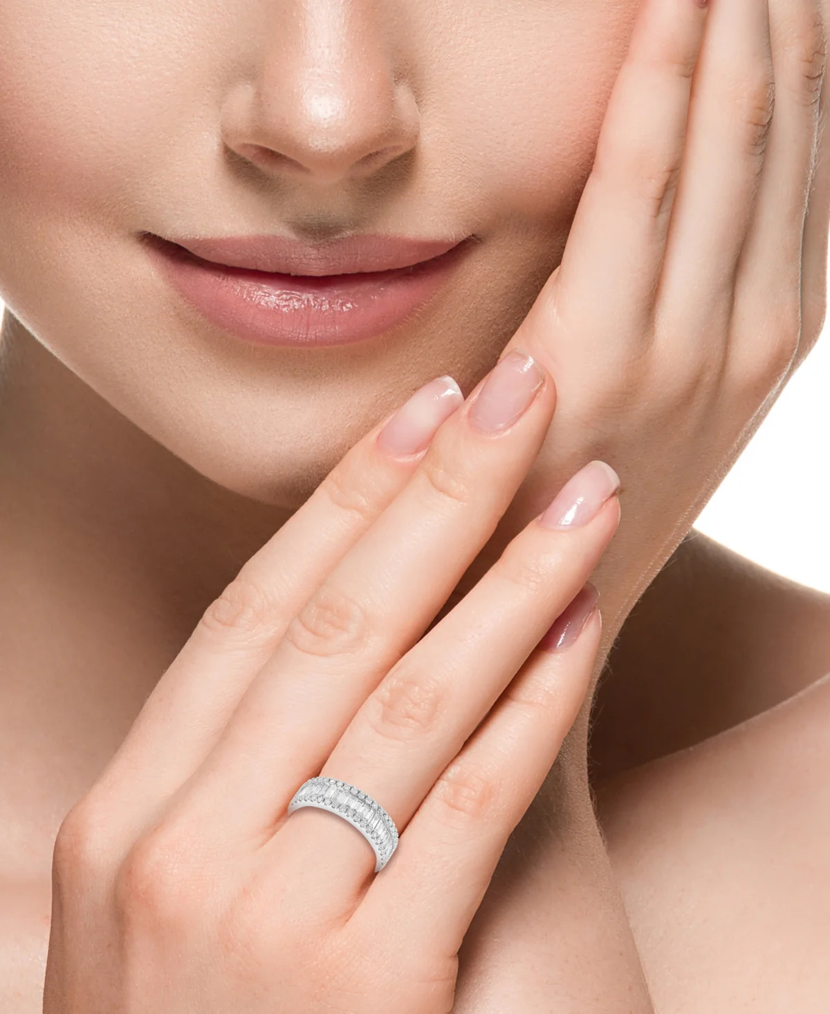 Effy 14K White Gold Diamond Ring - Image 4